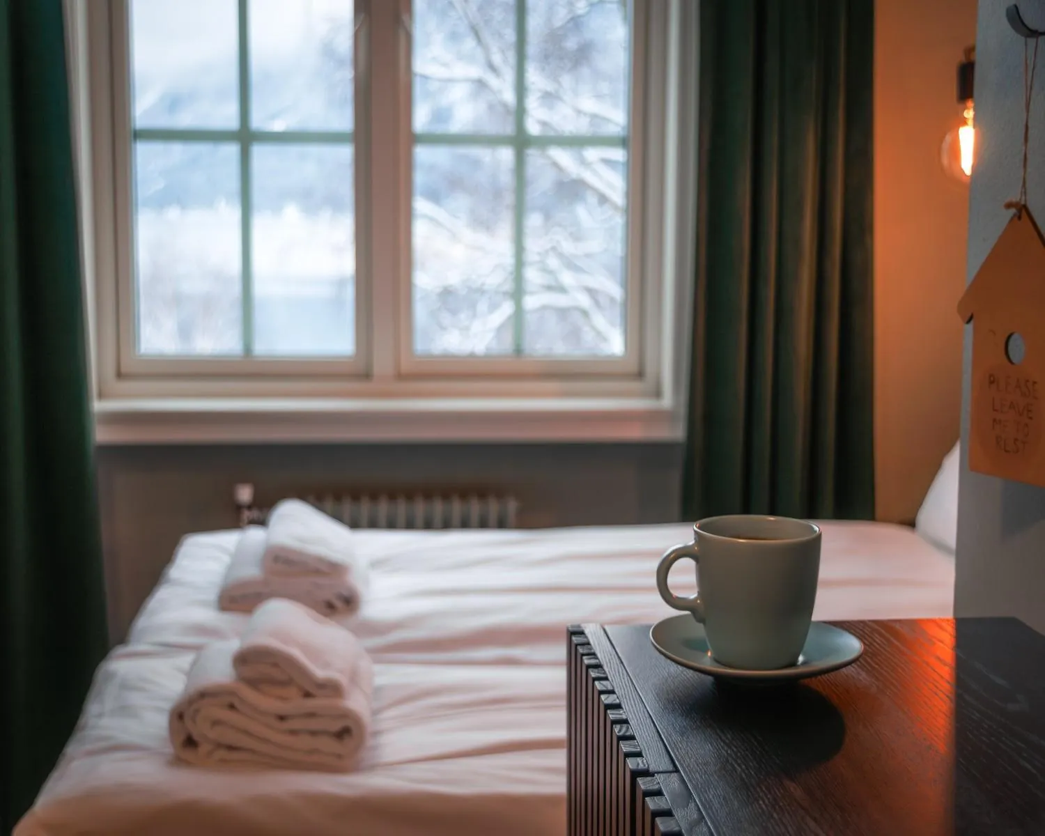 Bed in Trolltunga Hotel