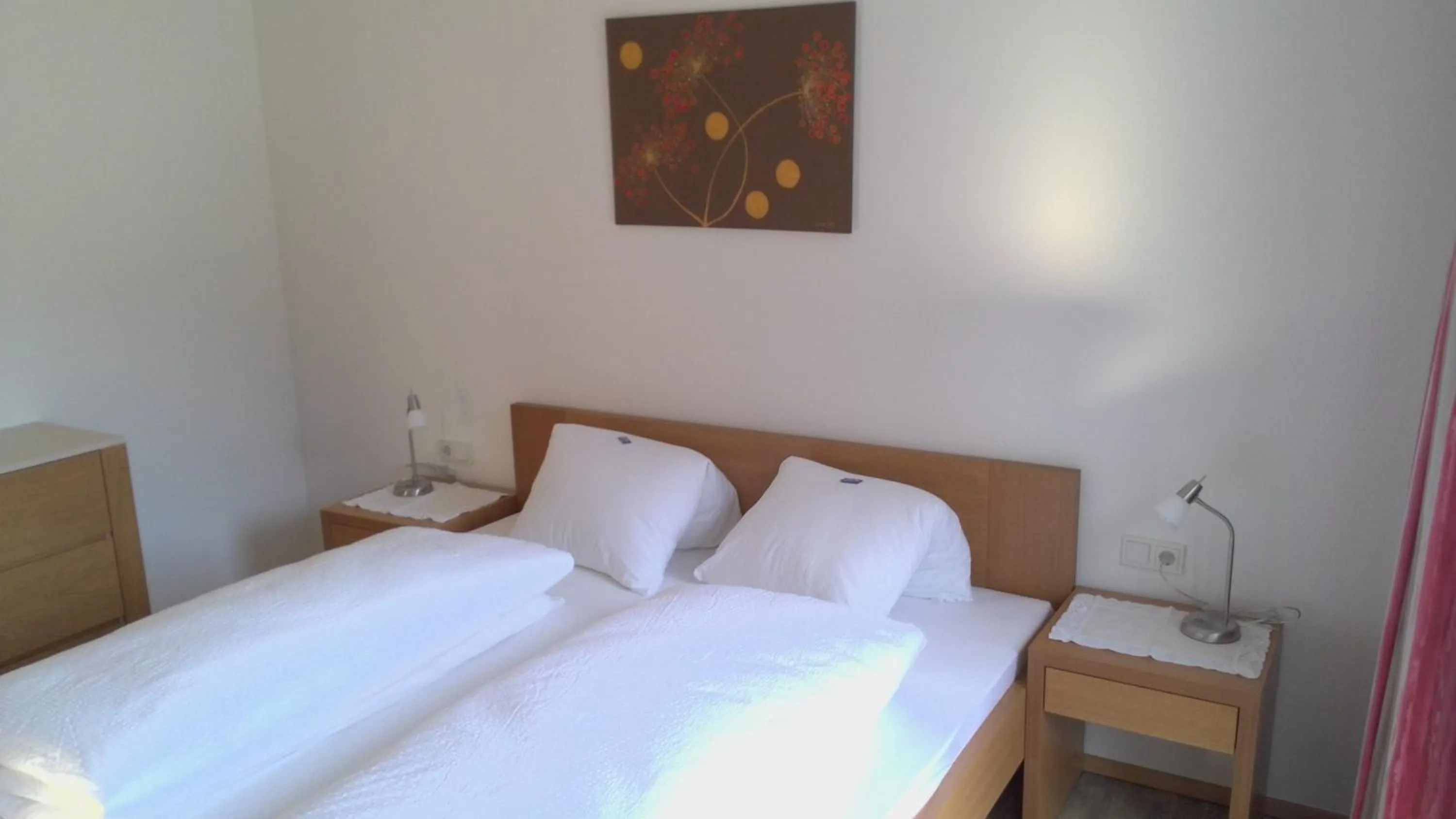 Bed in Pension Apartment Hödner