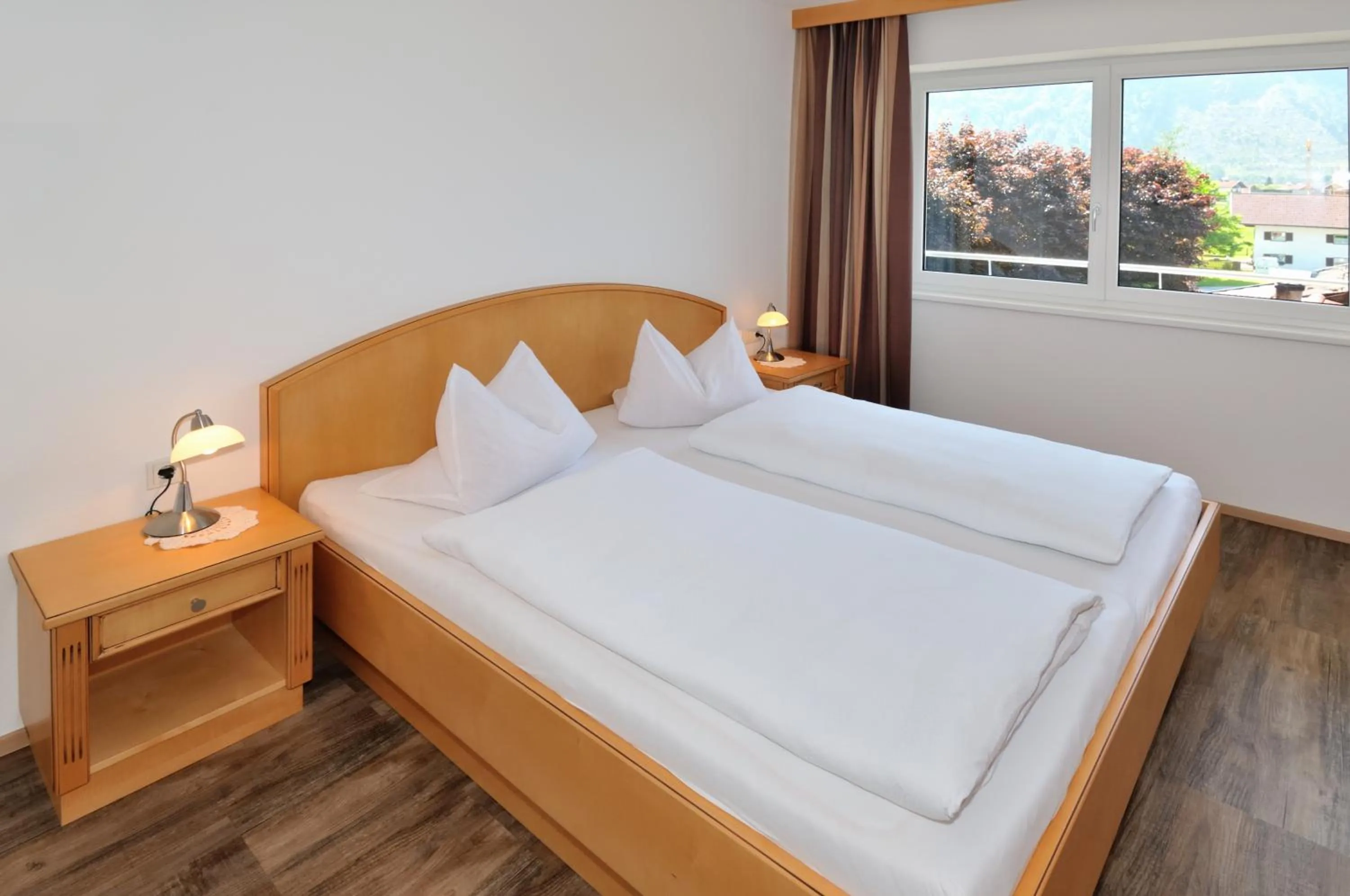 Bed in Pension Apartment Hödner