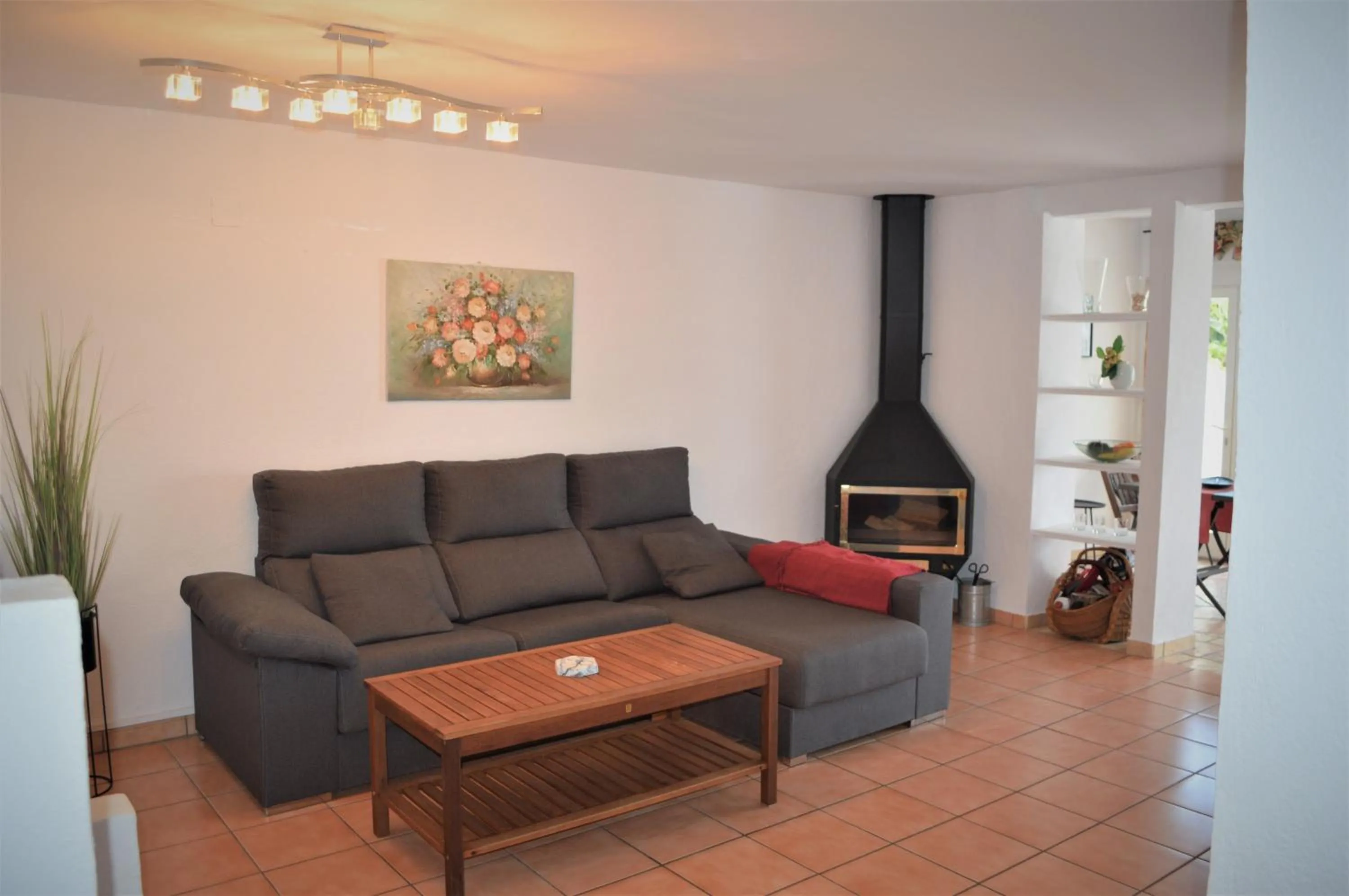Living room in Meerblick & Pool! Traumhaftes Reihenhaus am Strand
