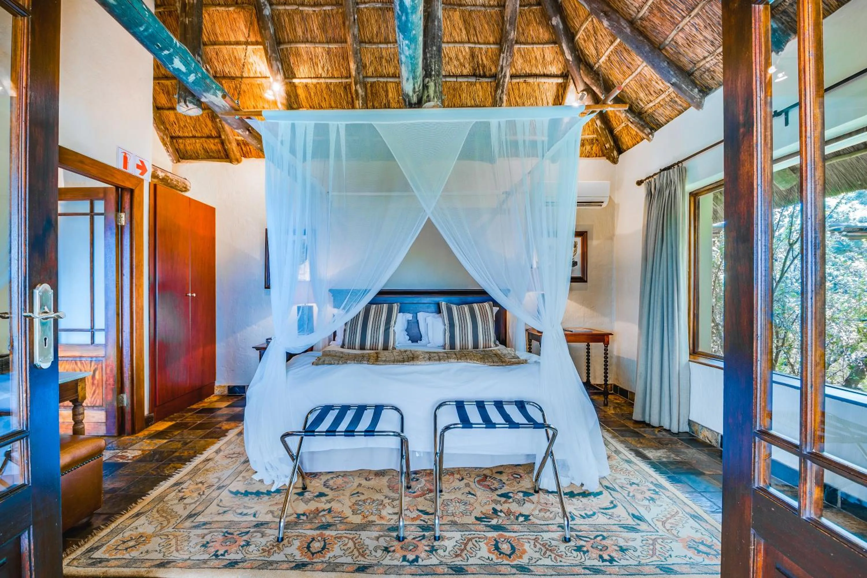 Bed in Hitgeheim Country Lodge