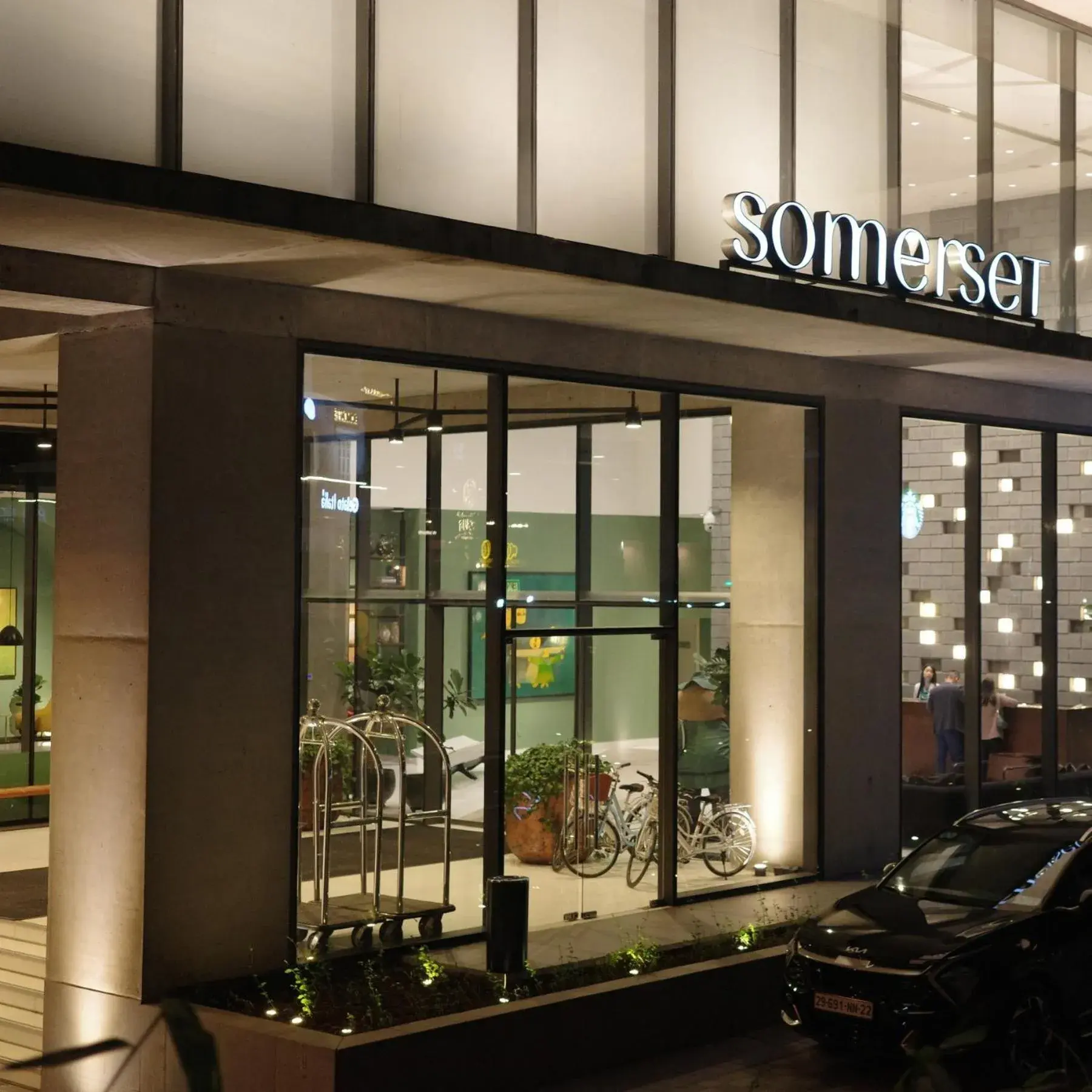 Facade/entrance in Somerset West Point Hanoi Facade/entrance in Somerset West Point Hanoi