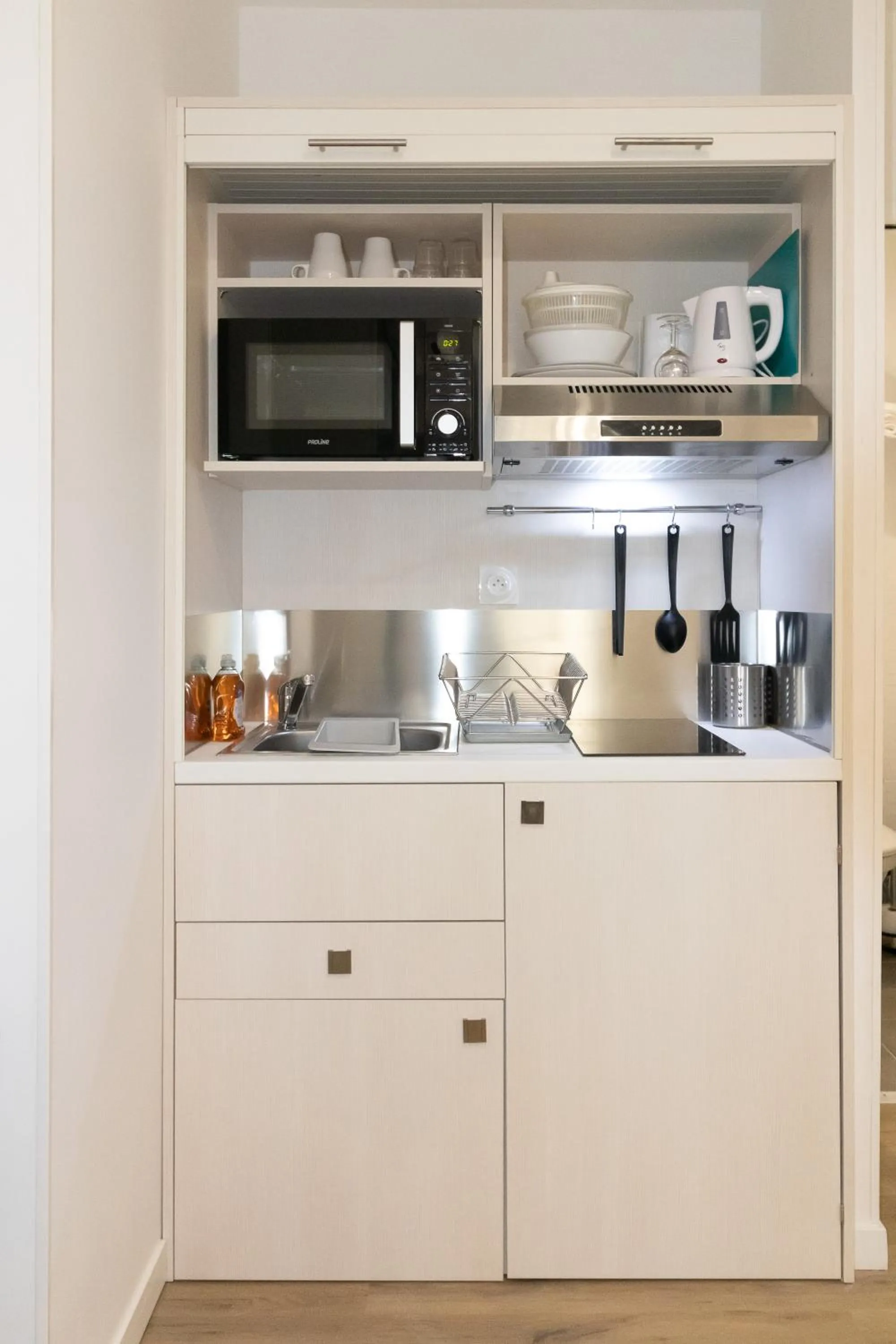 Kitchen or kitchenette in Residence le Pastel Jeanne d'Arc