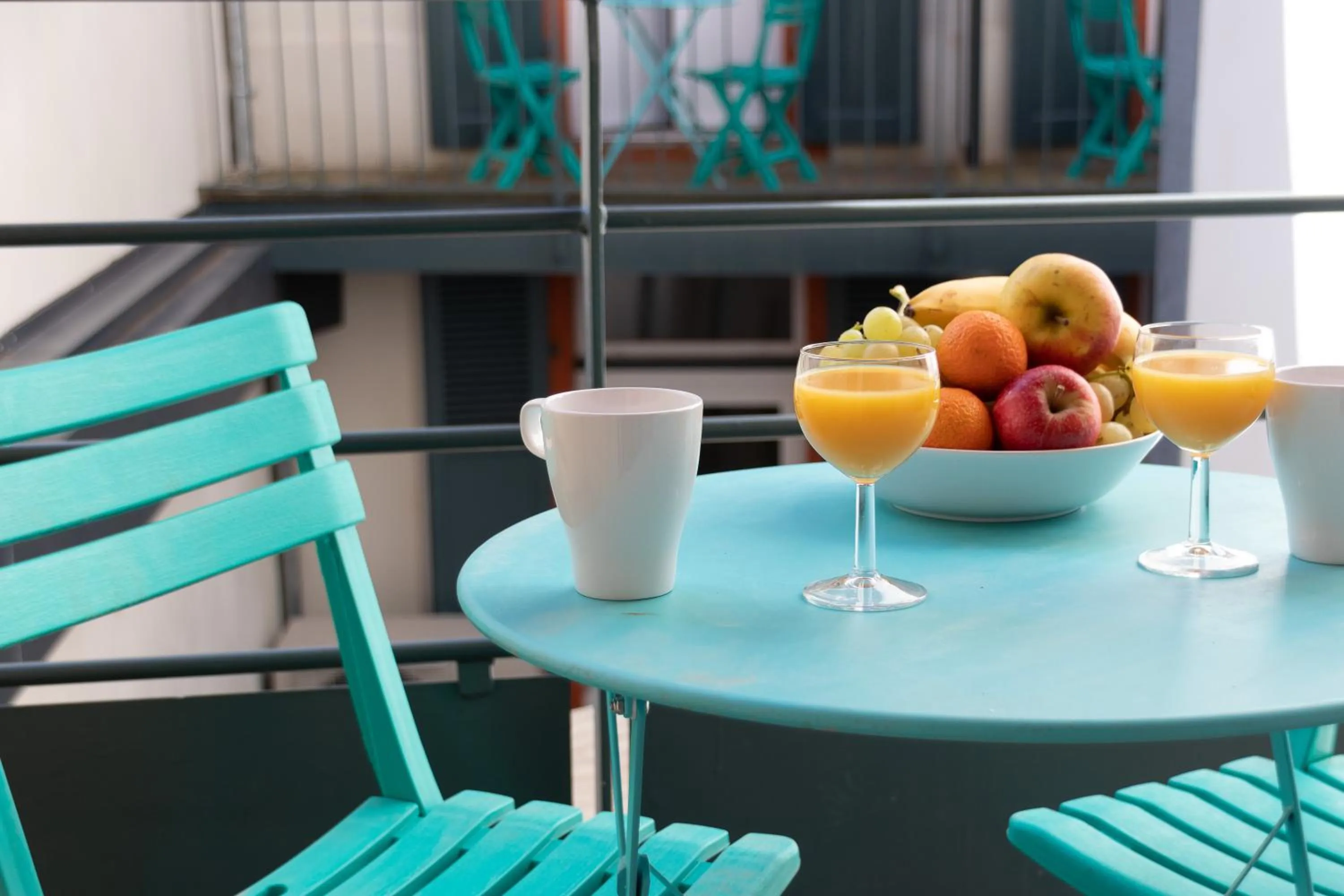 Balcony/Terrace in Residence le Pastel Jeanne d'Arc