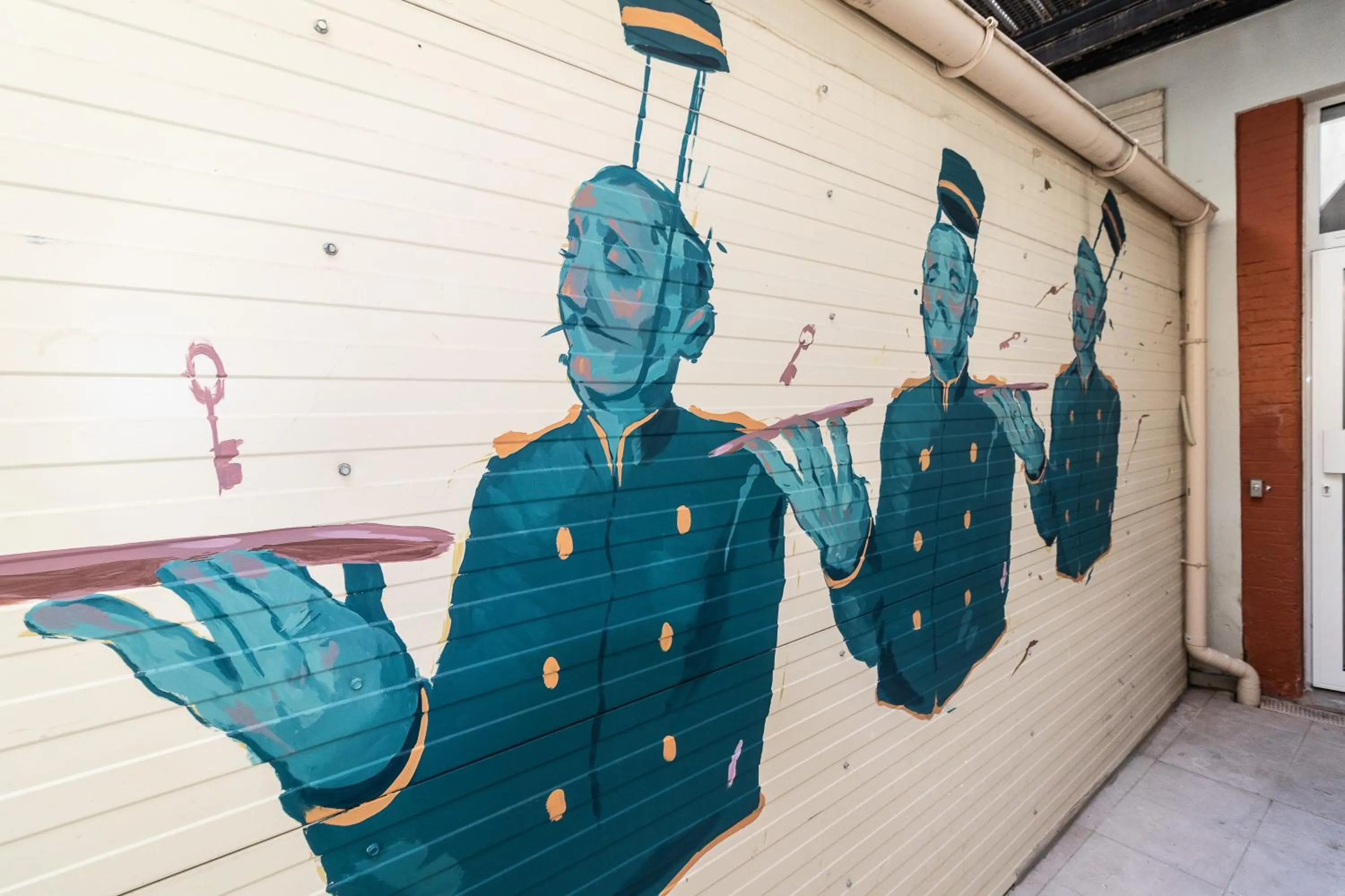 Decorative detail in Residence le Pastel Jeanne d'Arc