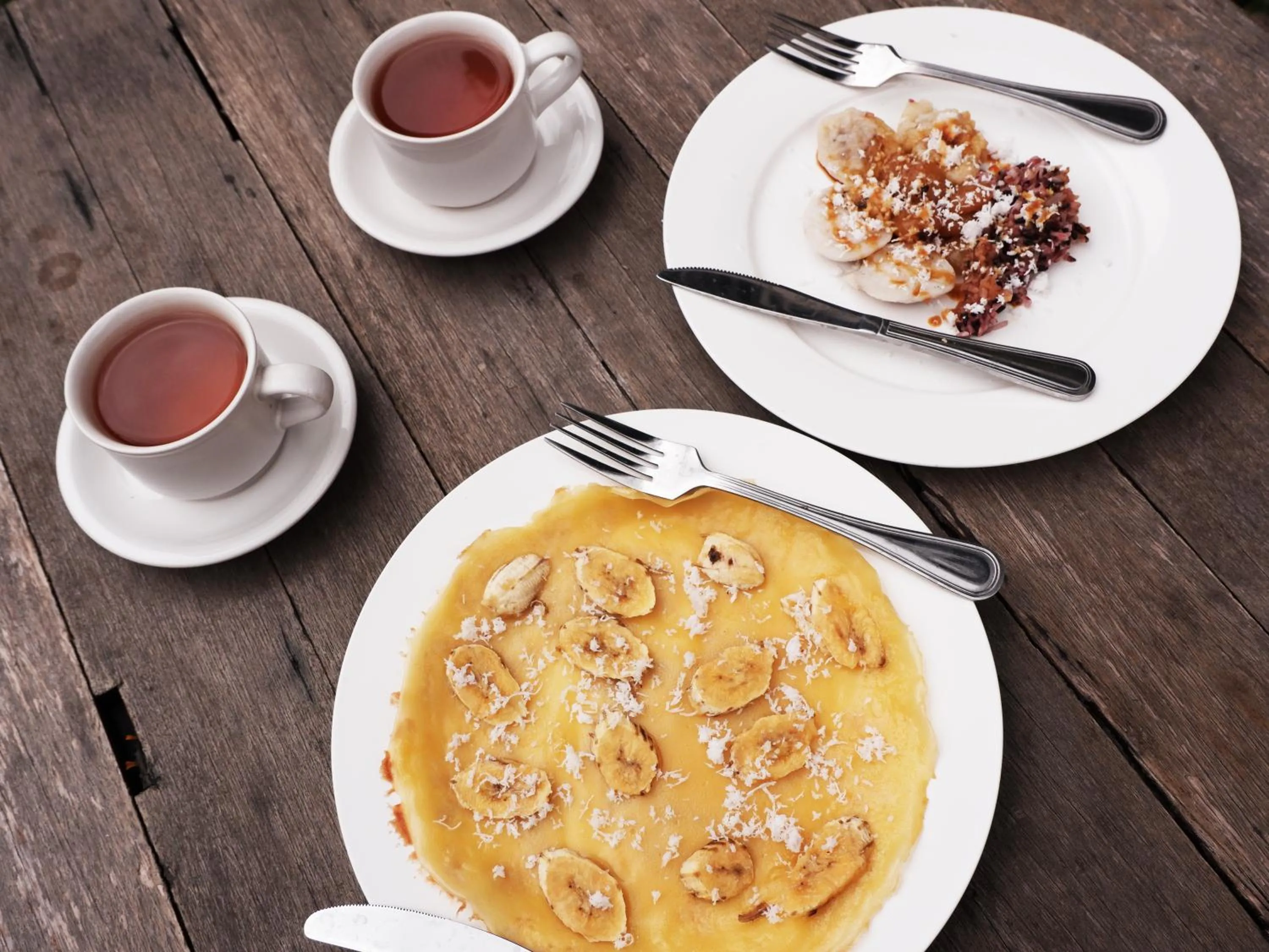 Asian breakfast in Ramaya Ubud View