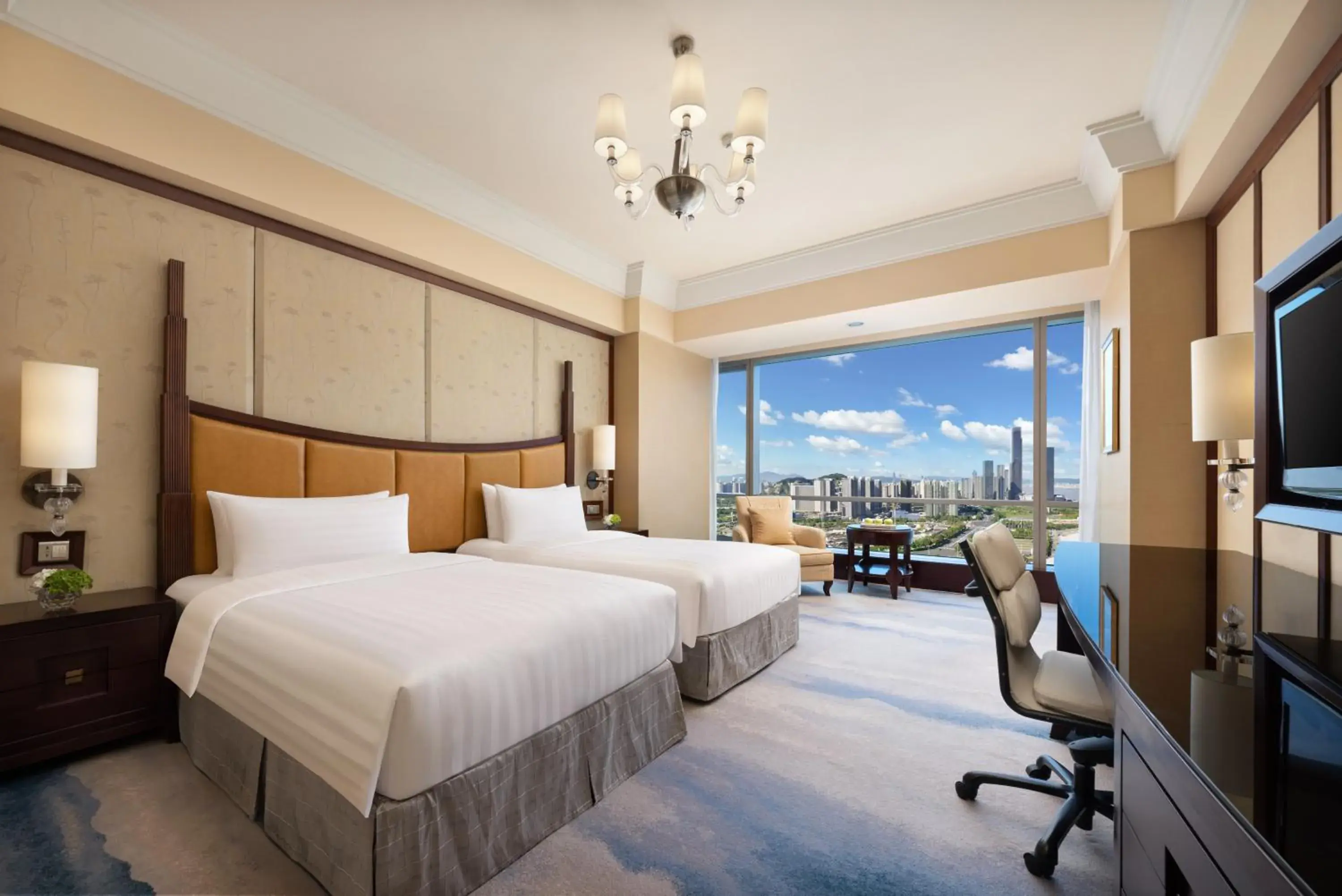 Property building, Bed in Shangri-La Wenzhou Property building, Bed in Shangri-La Wenzhou