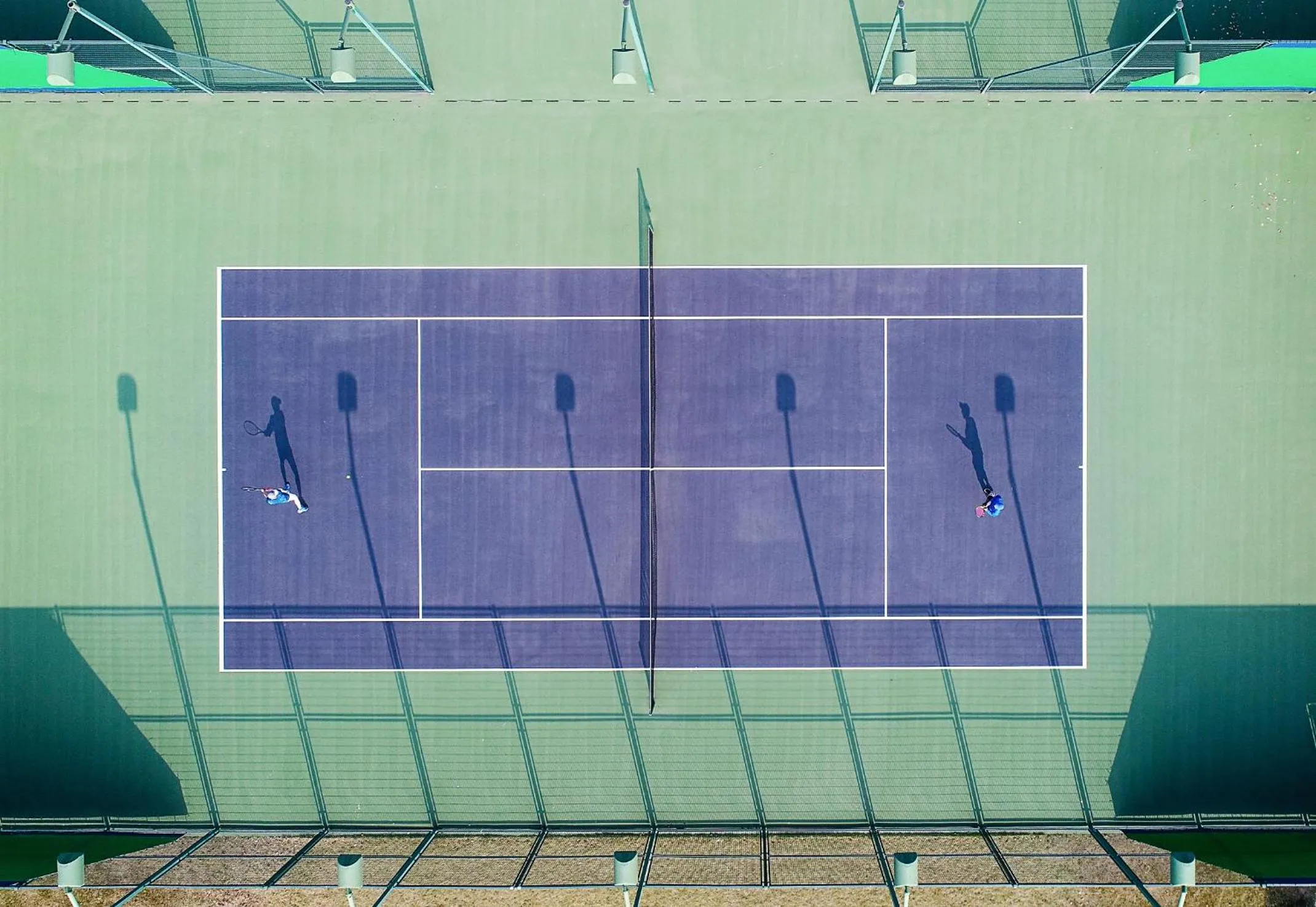 Tennis court in Shangri-La Wenzhou