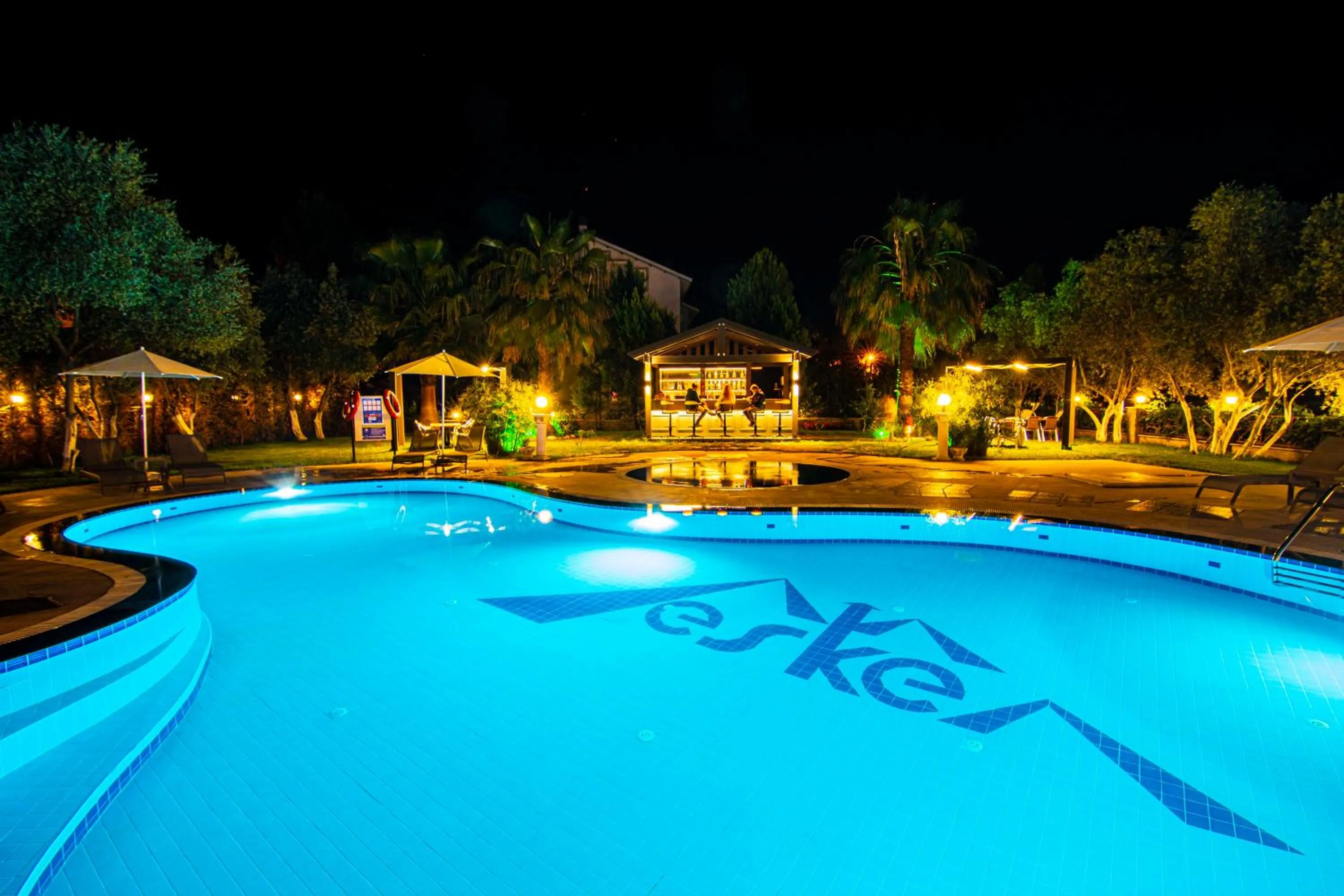 Pool view in Mesken Inn Göcek Hotel