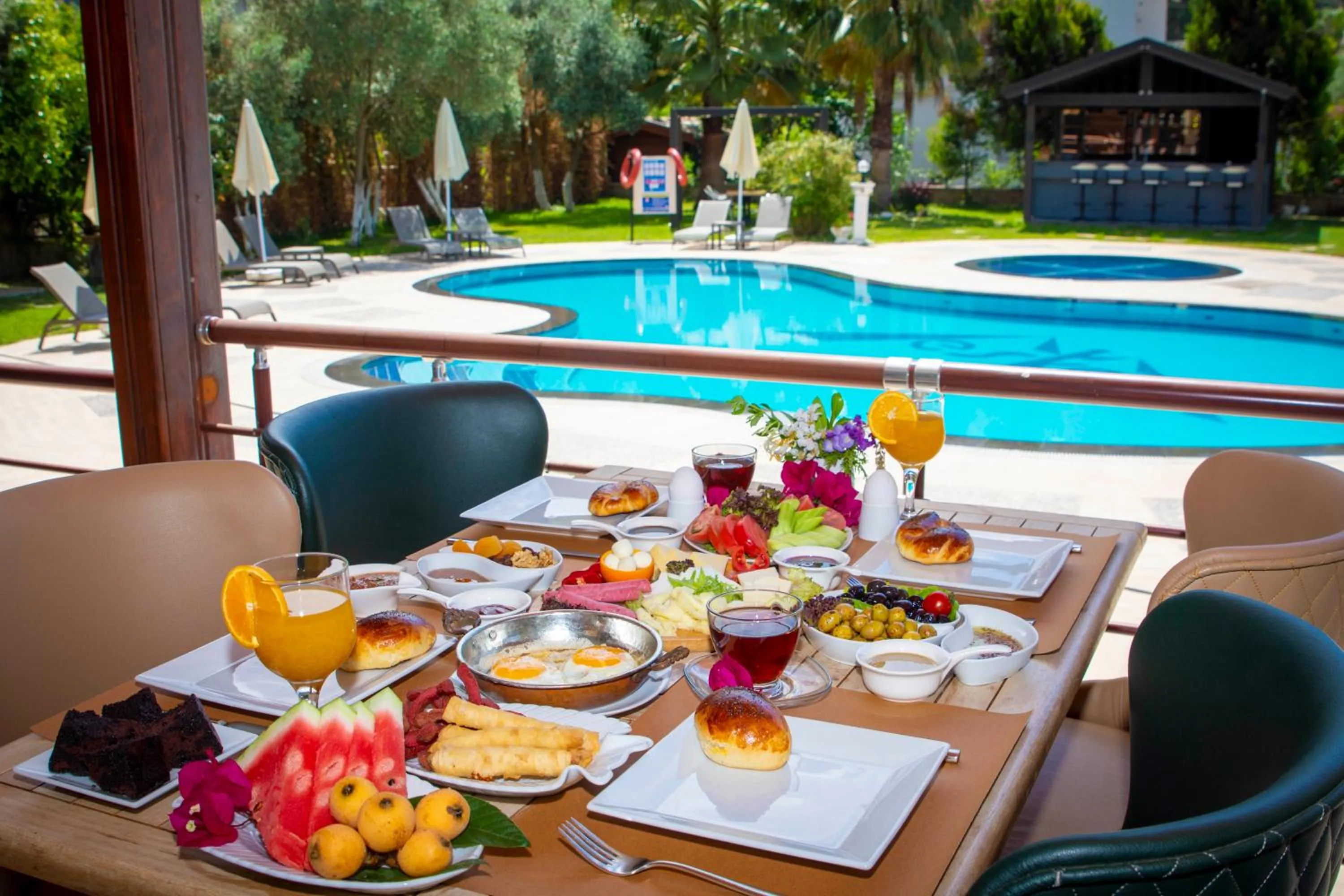 Breakfast in Mesken Inn Göcek Hotel
