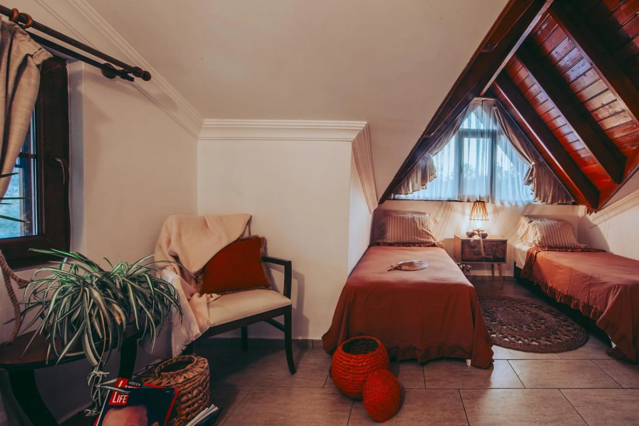Bedroom, Bed in Mesken Inn Göcek Hotel