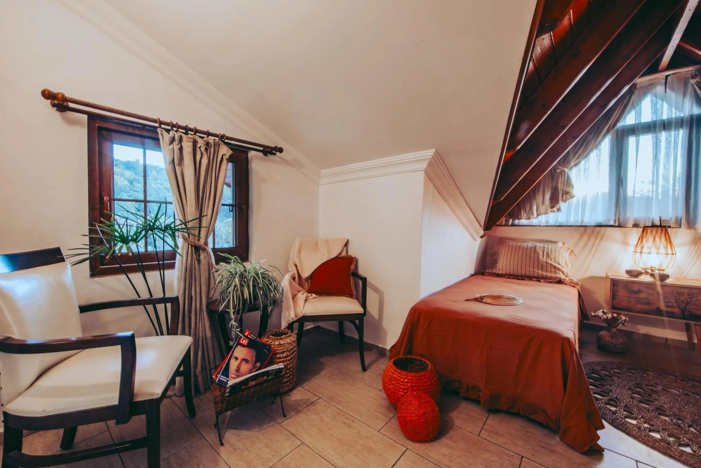 Bedroom, Bed in Mesken Inn Göcek Hotel