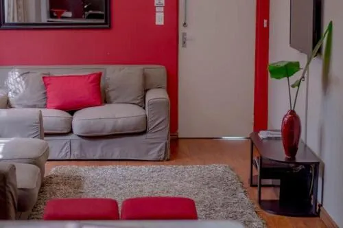 Seating area in 314 on Clark Guest House