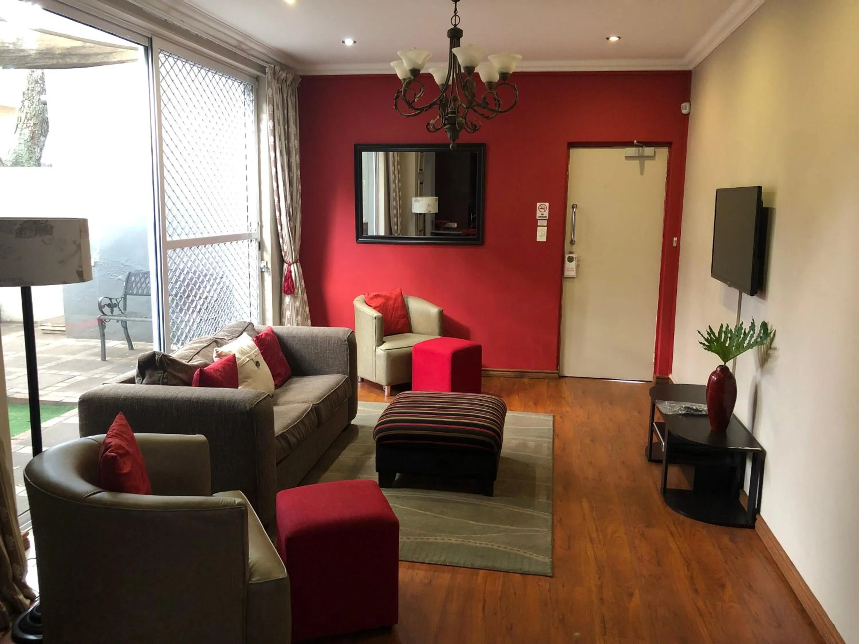 Living room in 314 on Clark Guest House