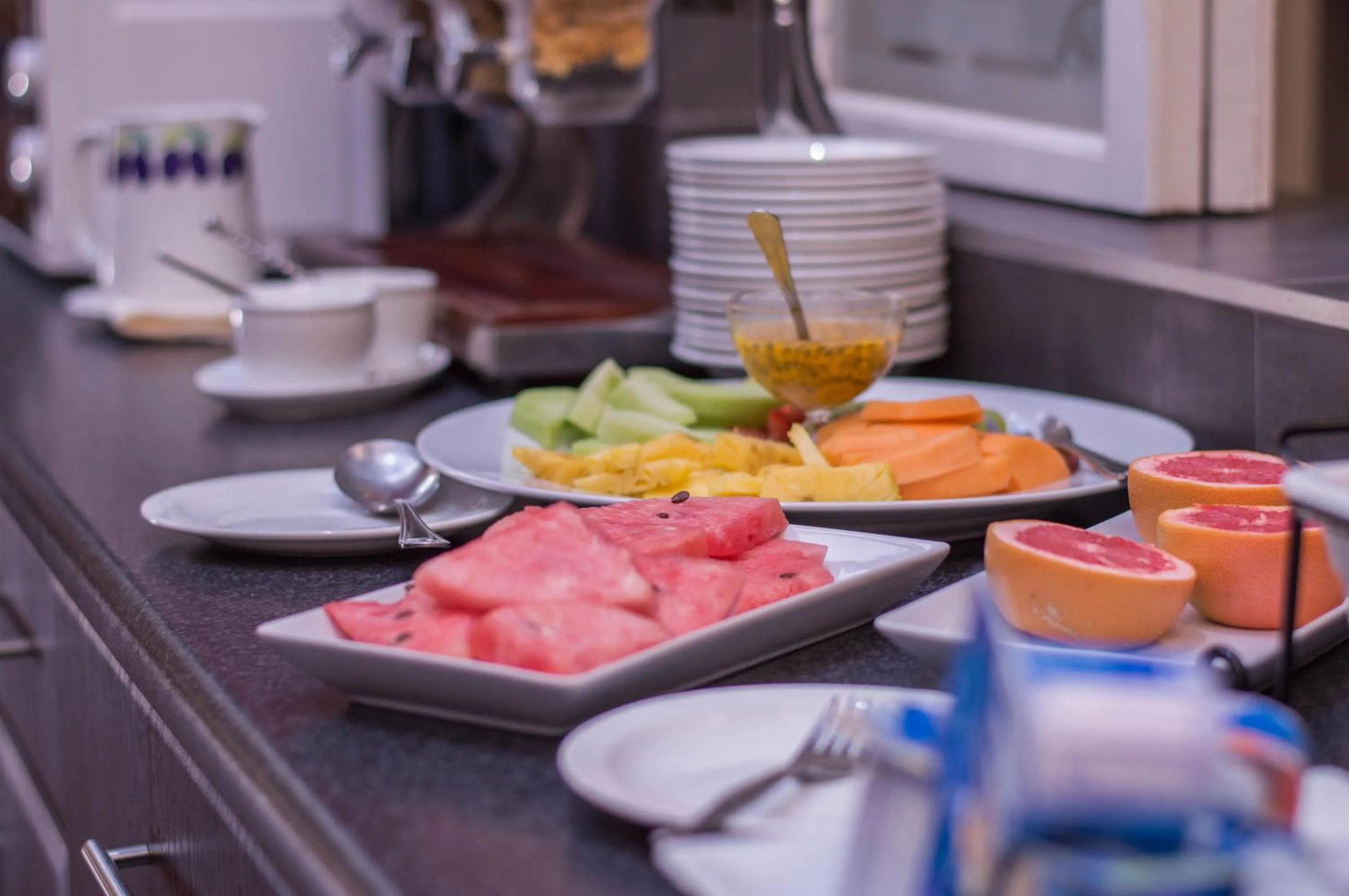 Buffet breakfast in 314 on Clark Guest House