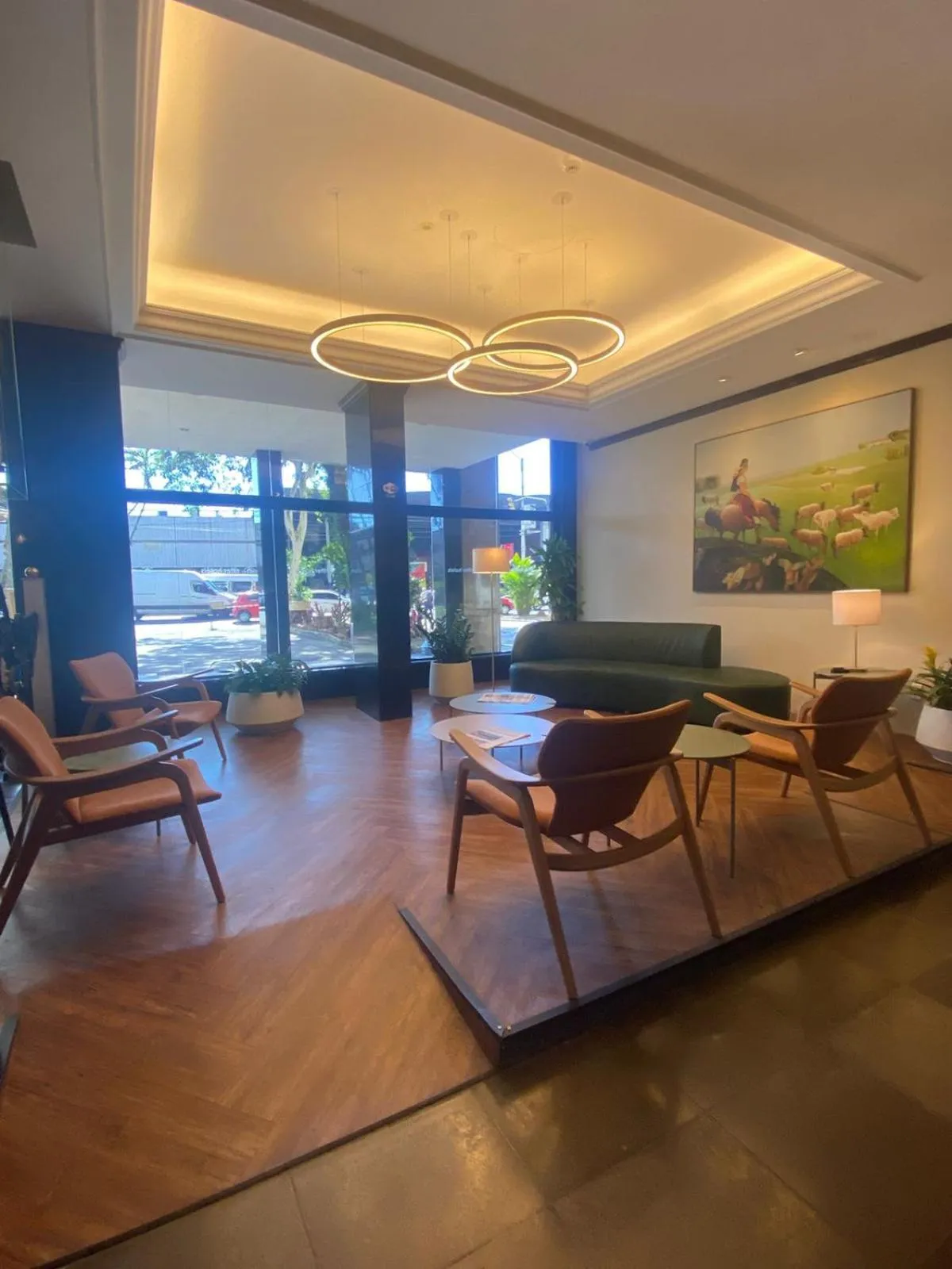 Communal lounge/ TV room in Ritter Hotéis