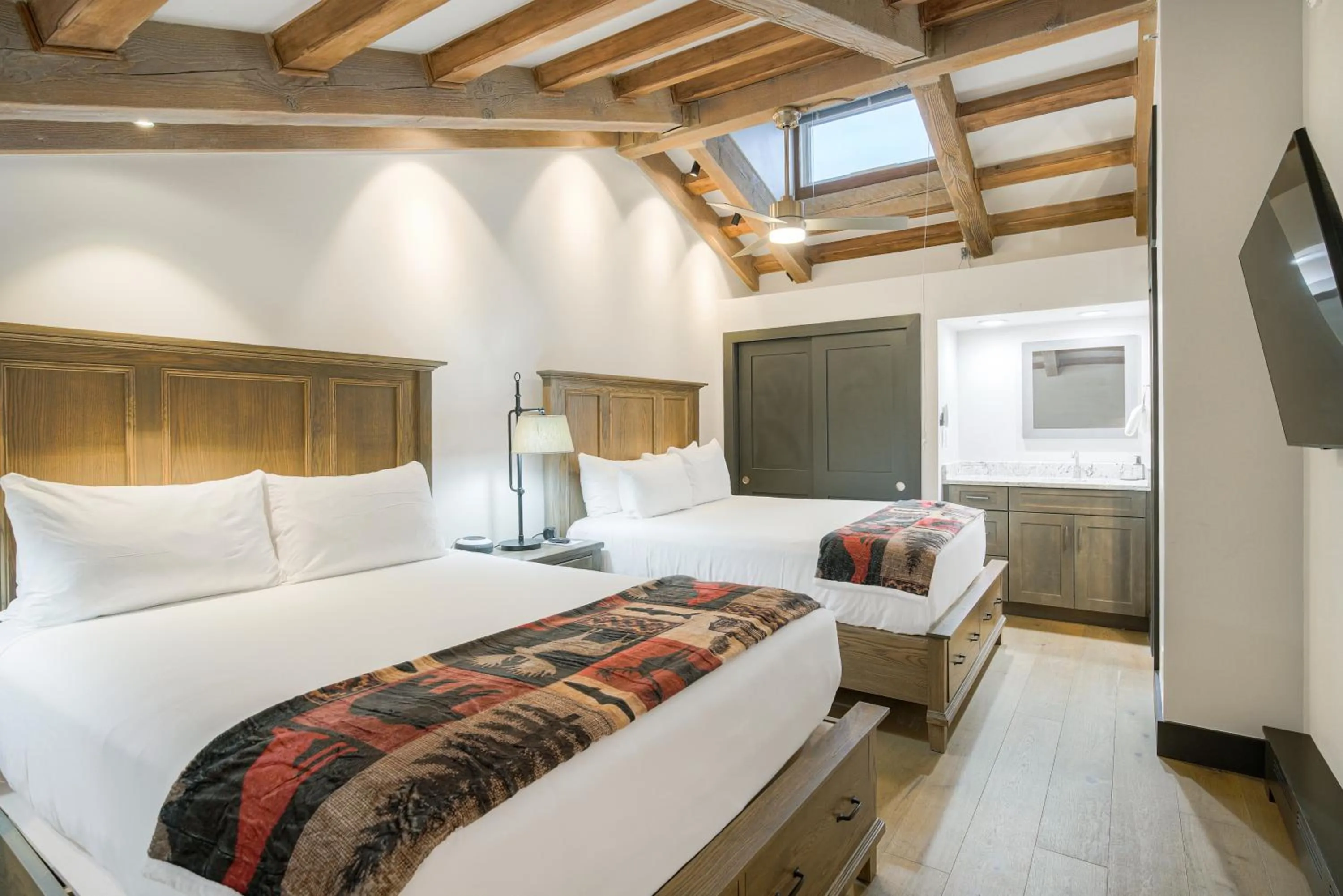 Bed in Lodge at Vail, A RockResort by Vail Resorts