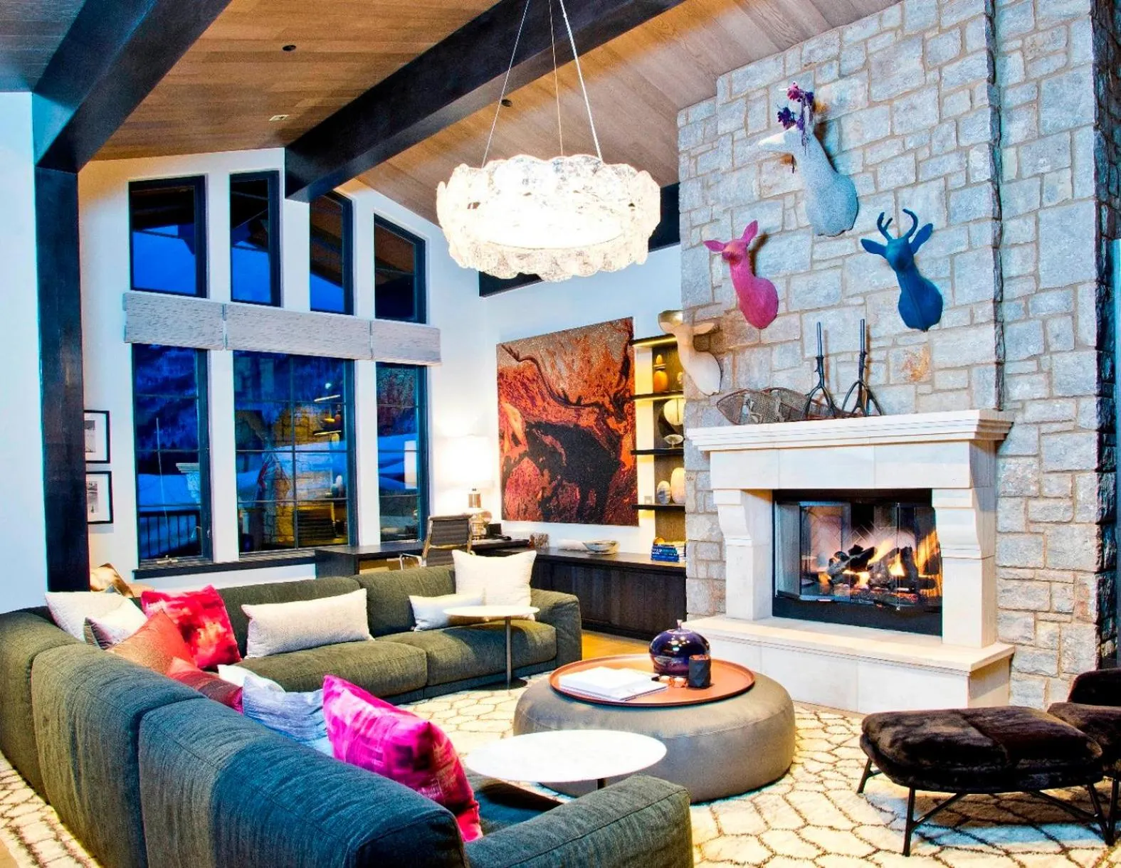 Living room in Lodge at Vail, A RockResort