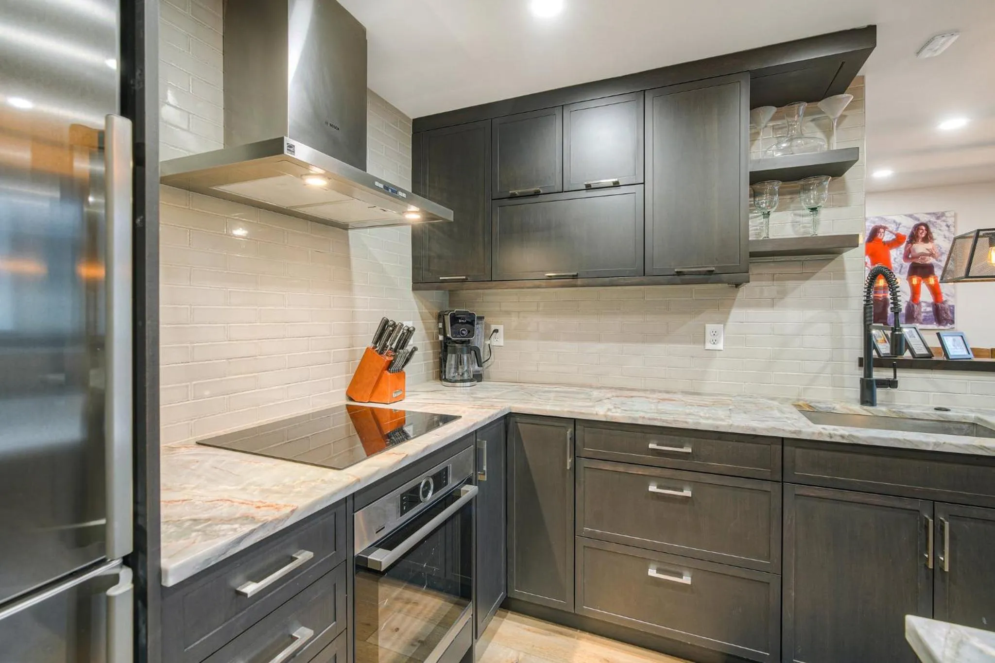 Communal kitchen in Lodge at Vail, A RockResort by Vail Resorts