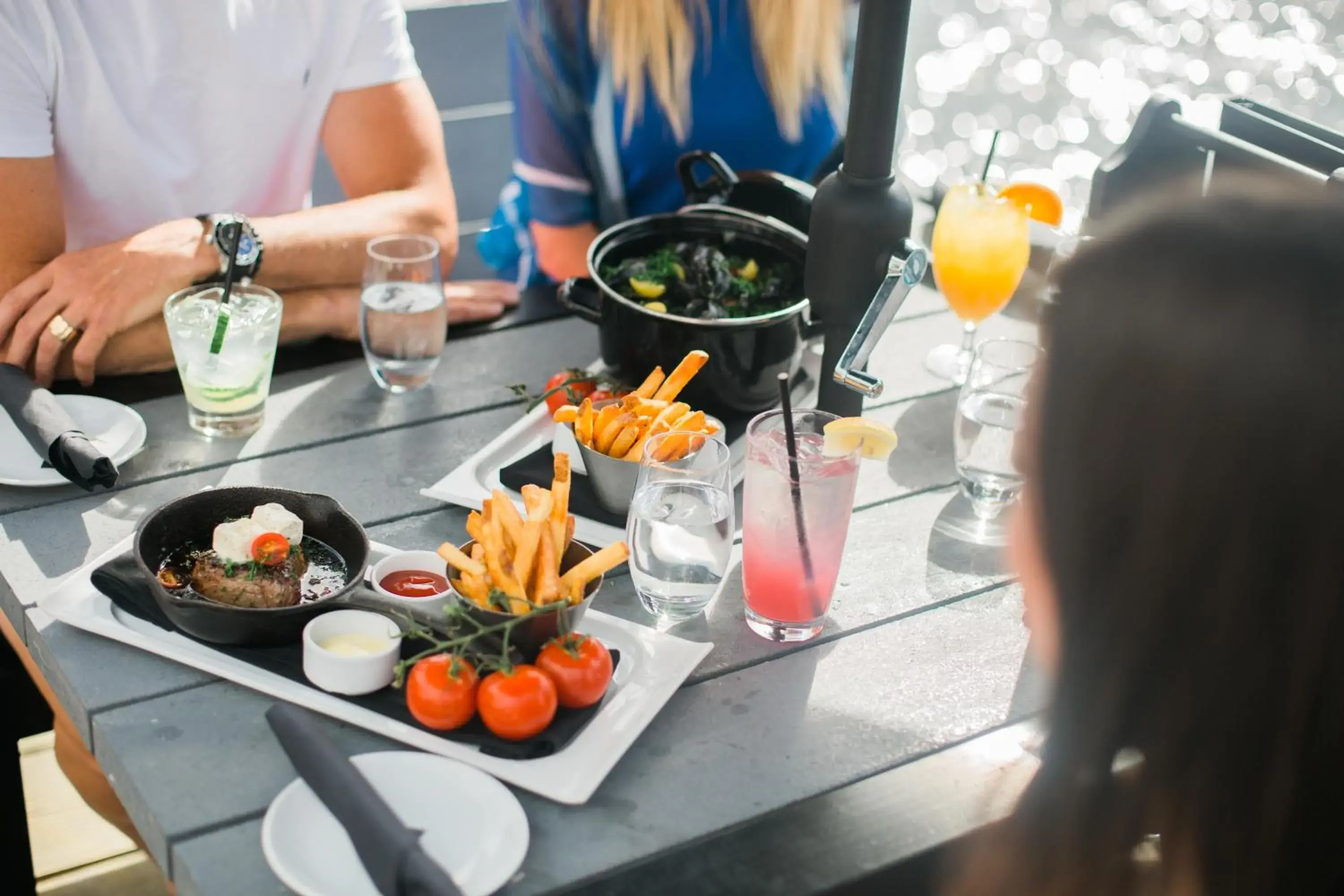 Patio in Hotel Eldorado at Eldorado Resort Patio in Hotel Eldorado at Eldorado Resort