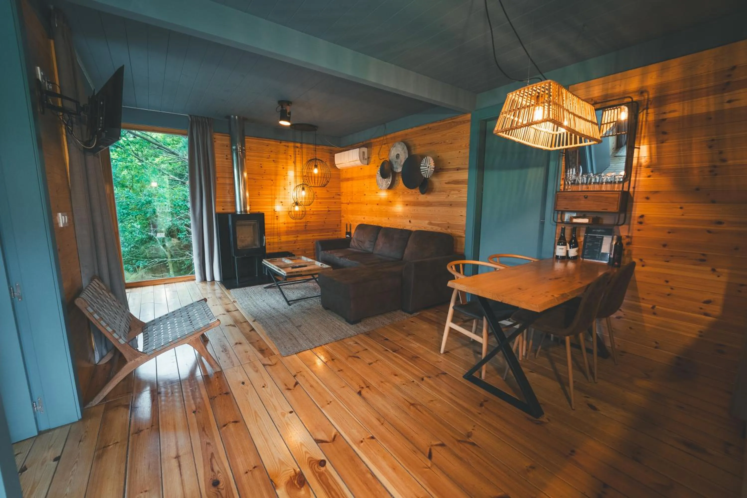 Living room in HolaCamp Camino