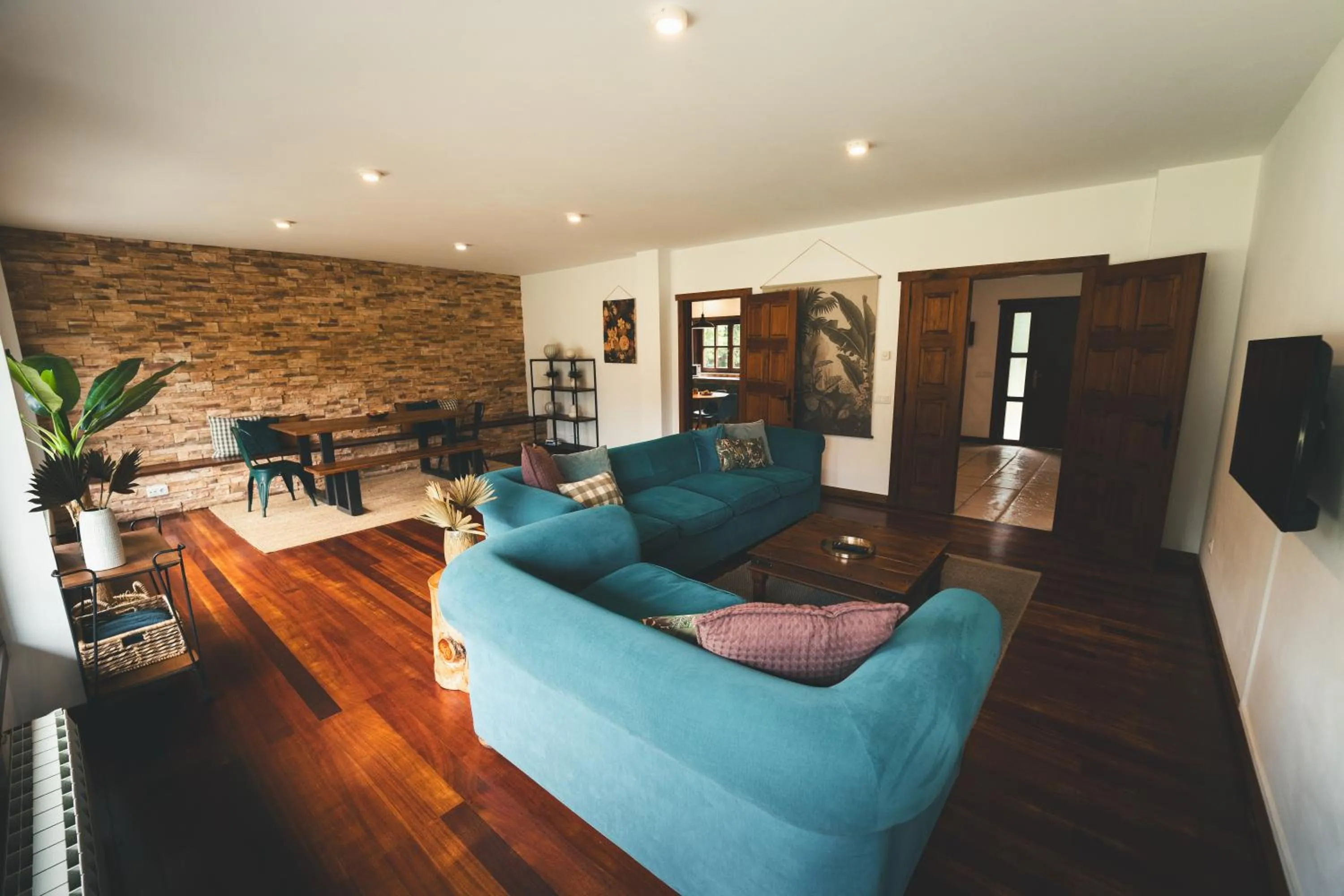 Seating area in HolaCamp Camino
