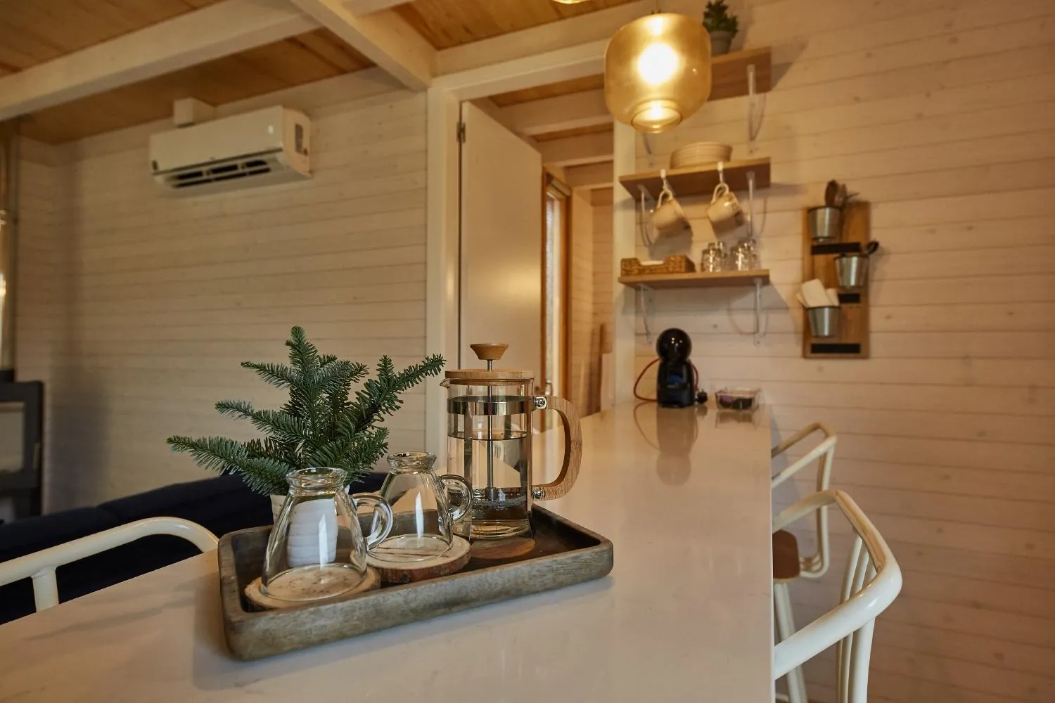 Kitchen or kitchenette in HolaCamp Camino
