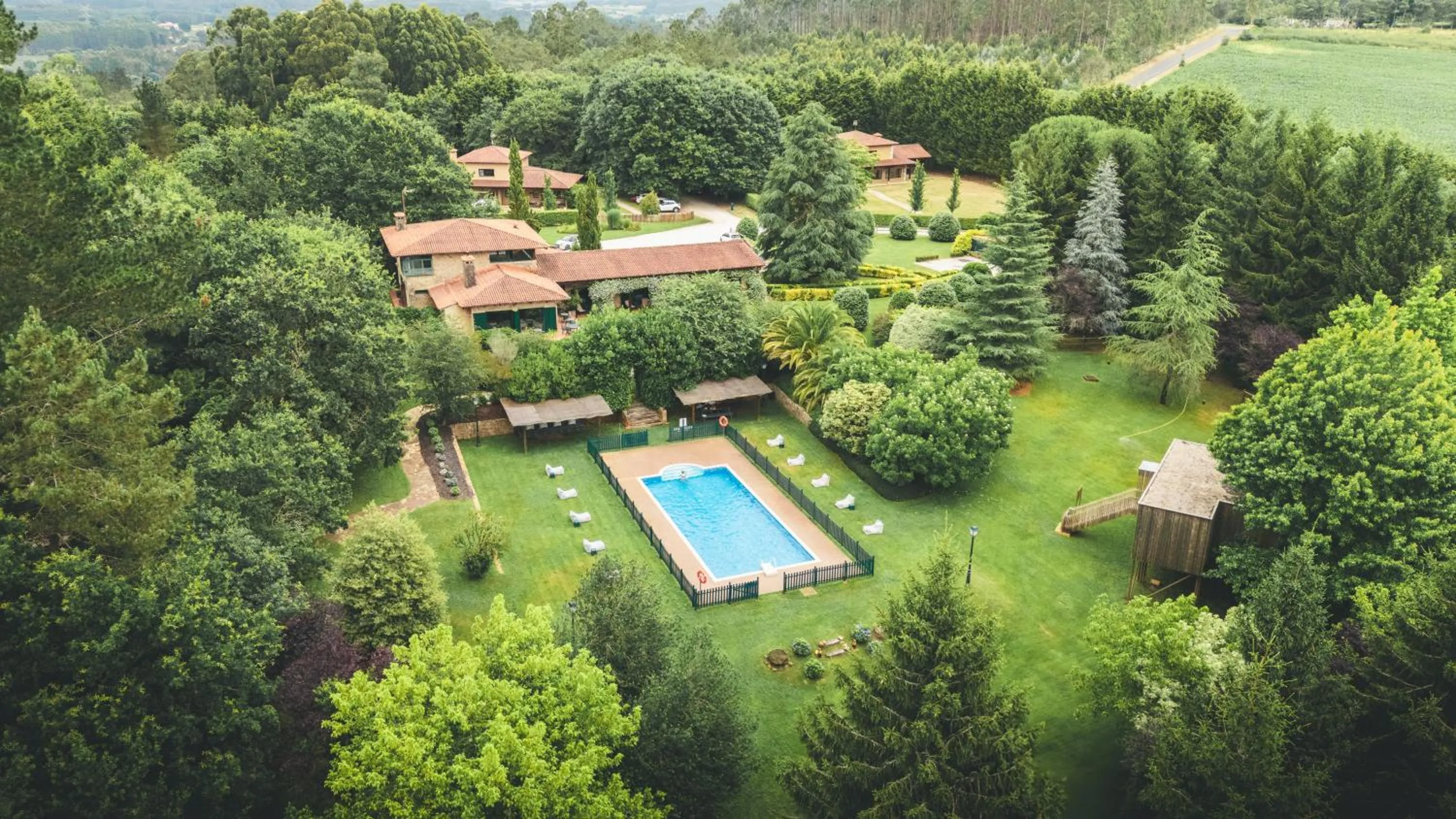 Bird's eye view in HolaCamp Camino