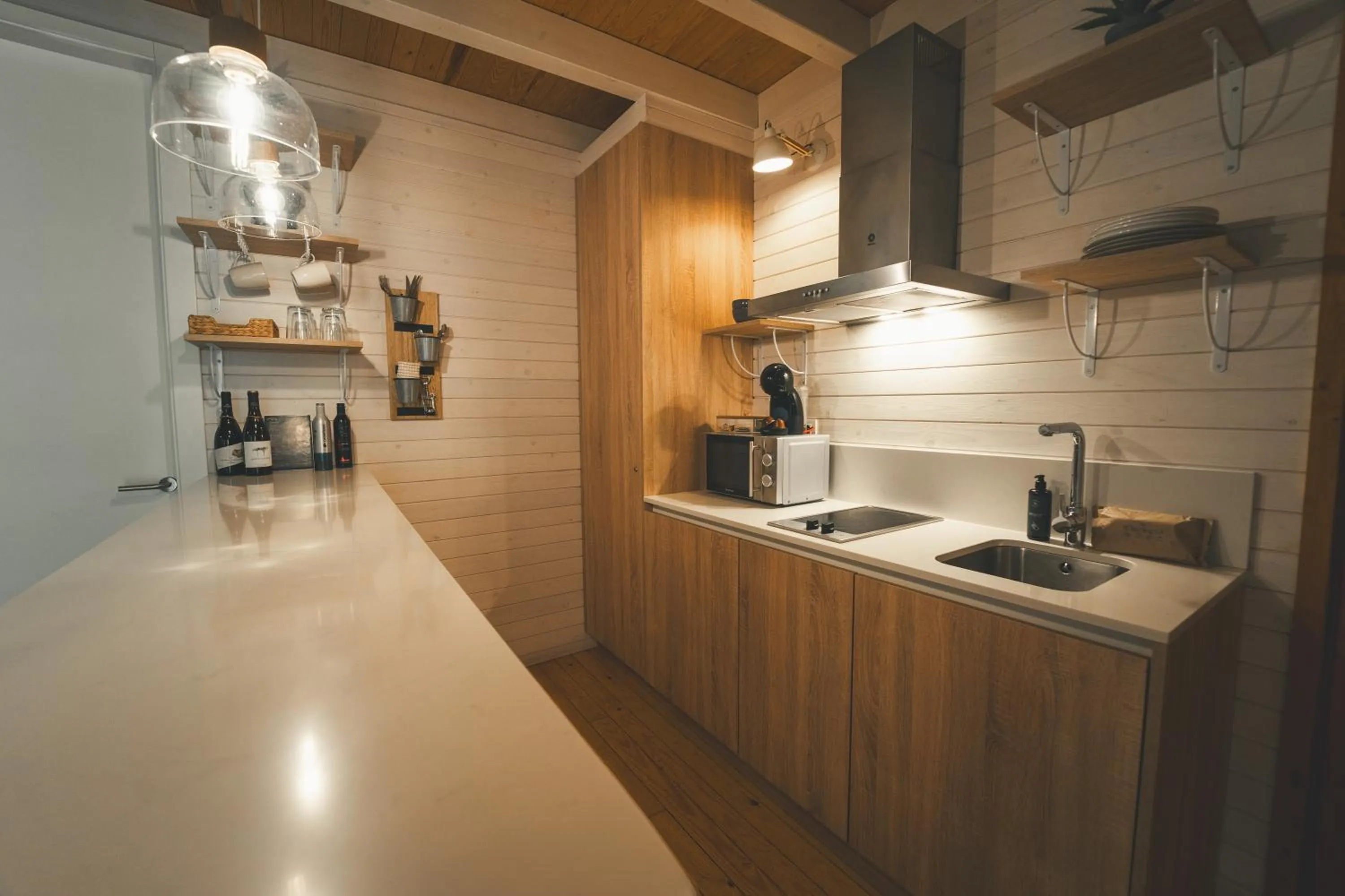 Kitchen or kitchenette in HolaCamp Camino