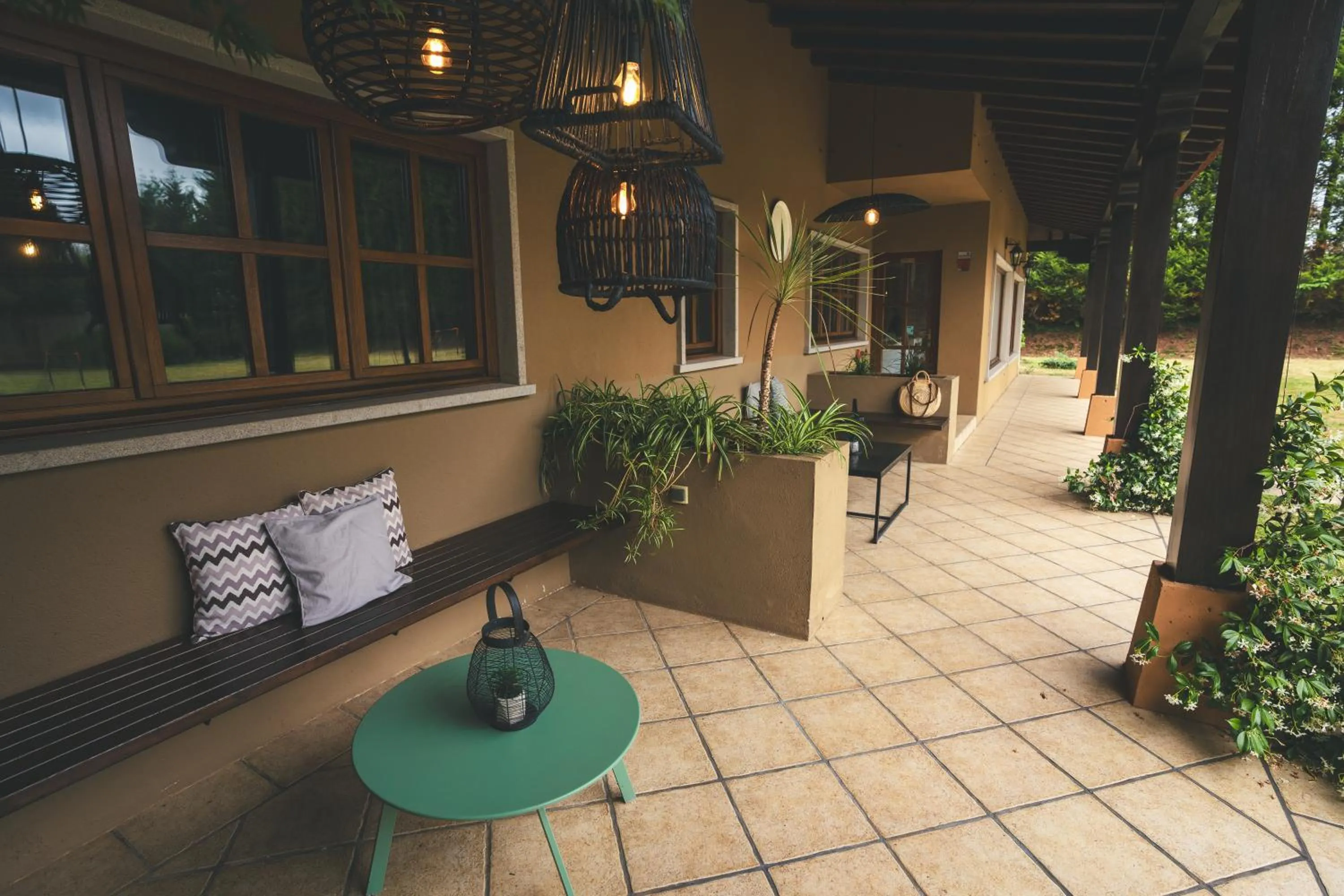 Patio in HolaCamp Camino
