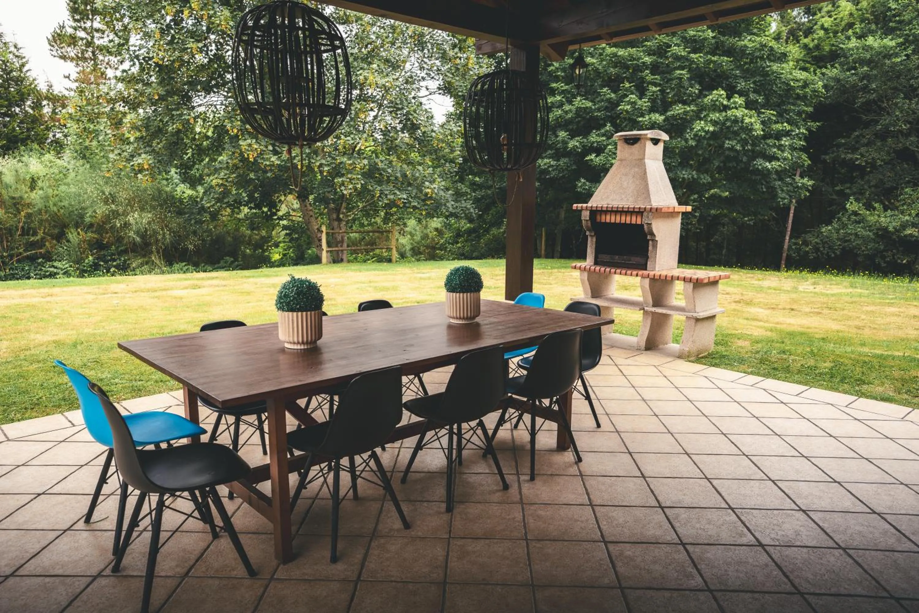 Patio in HolaCamp Camino