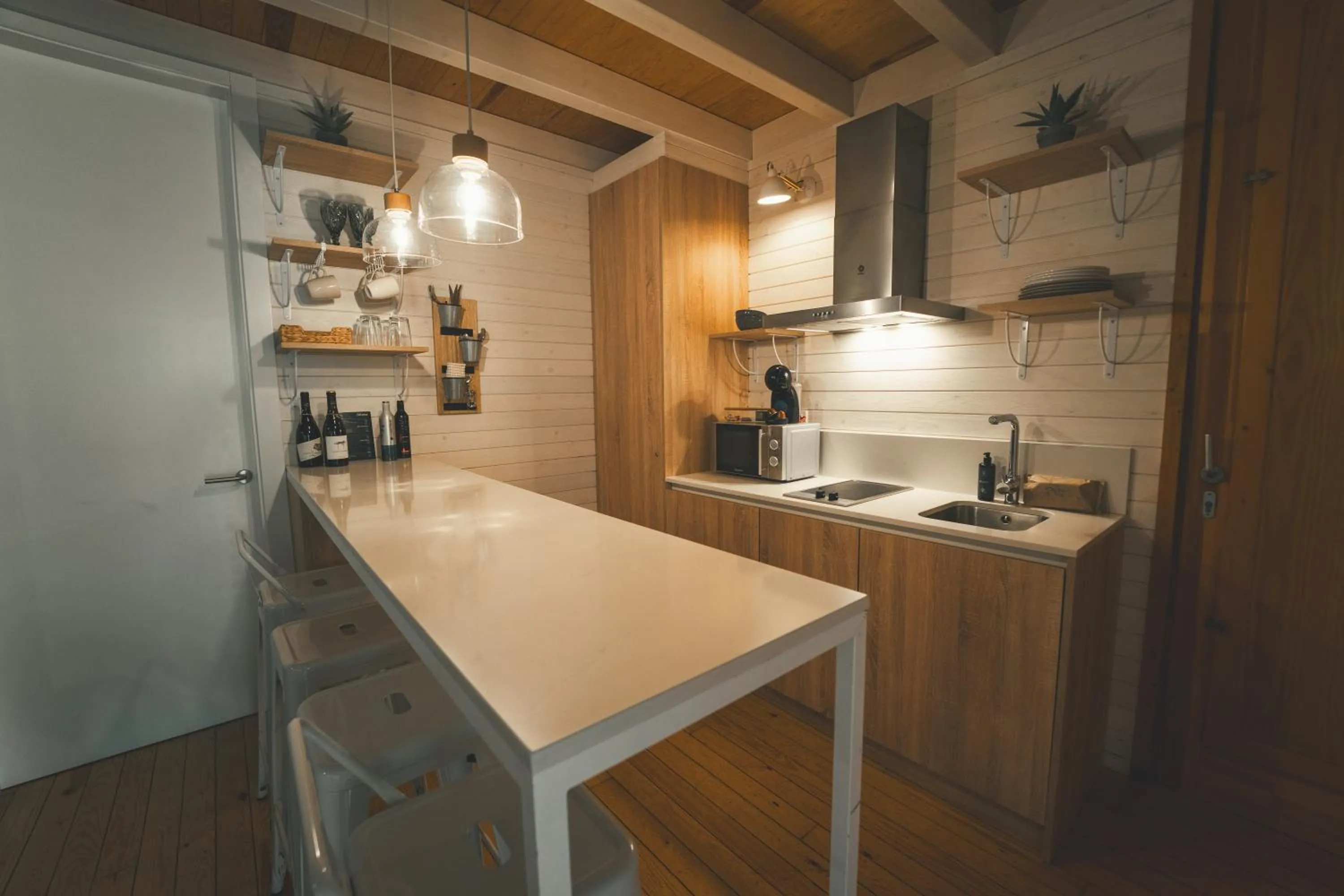 Kitchen or kitchenette in HolaCamp Camino
