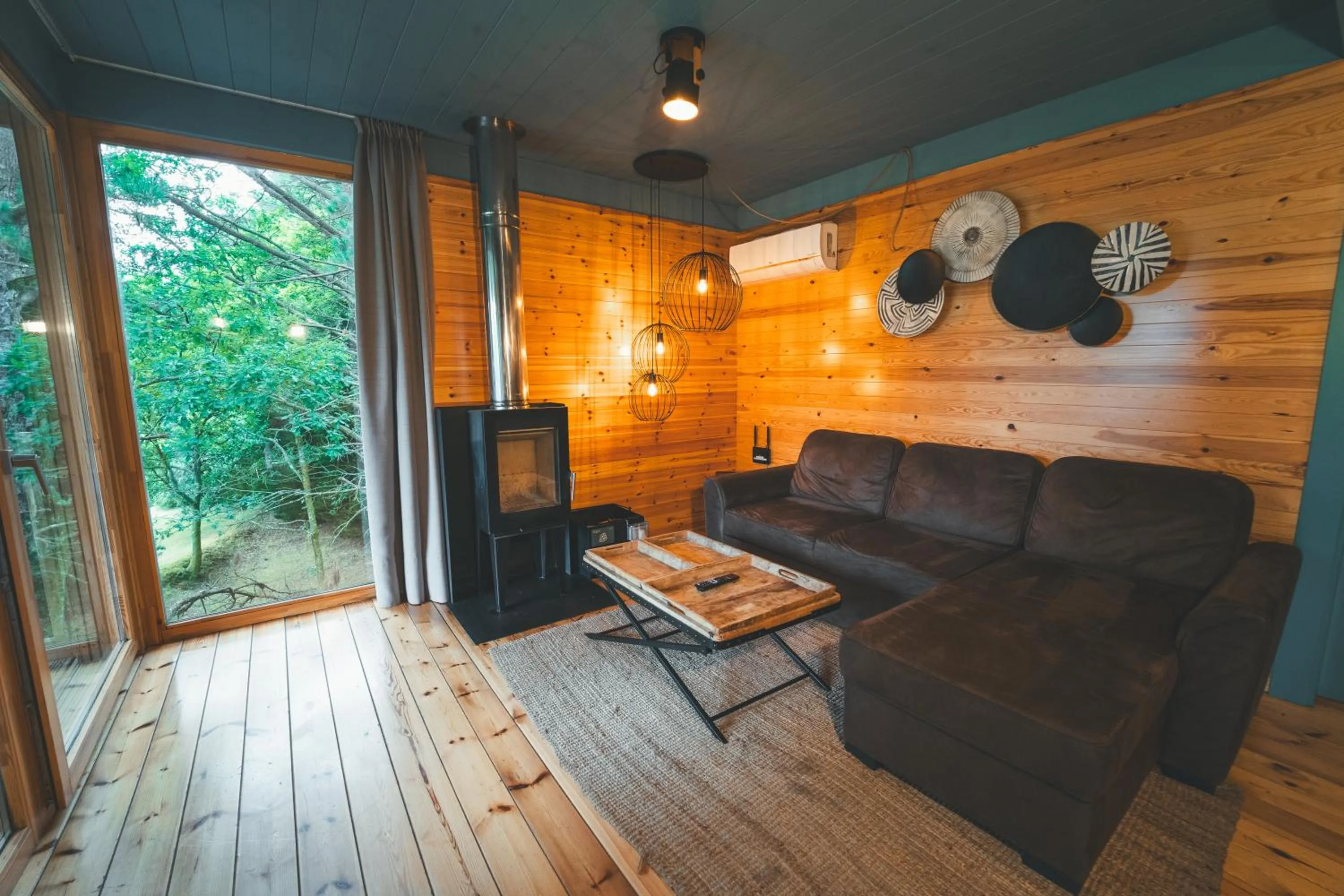 Living room in HolaCamp Camino