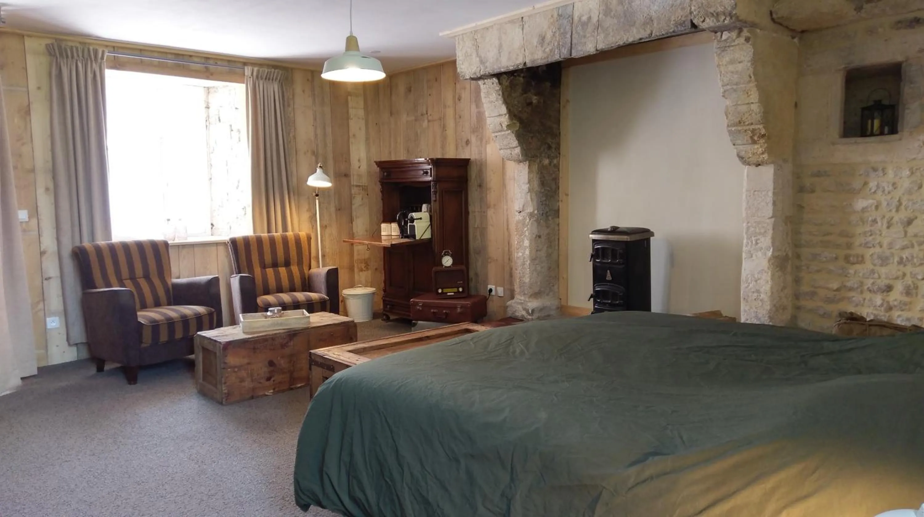 Decorative detail, Bed in Domaine Airborne