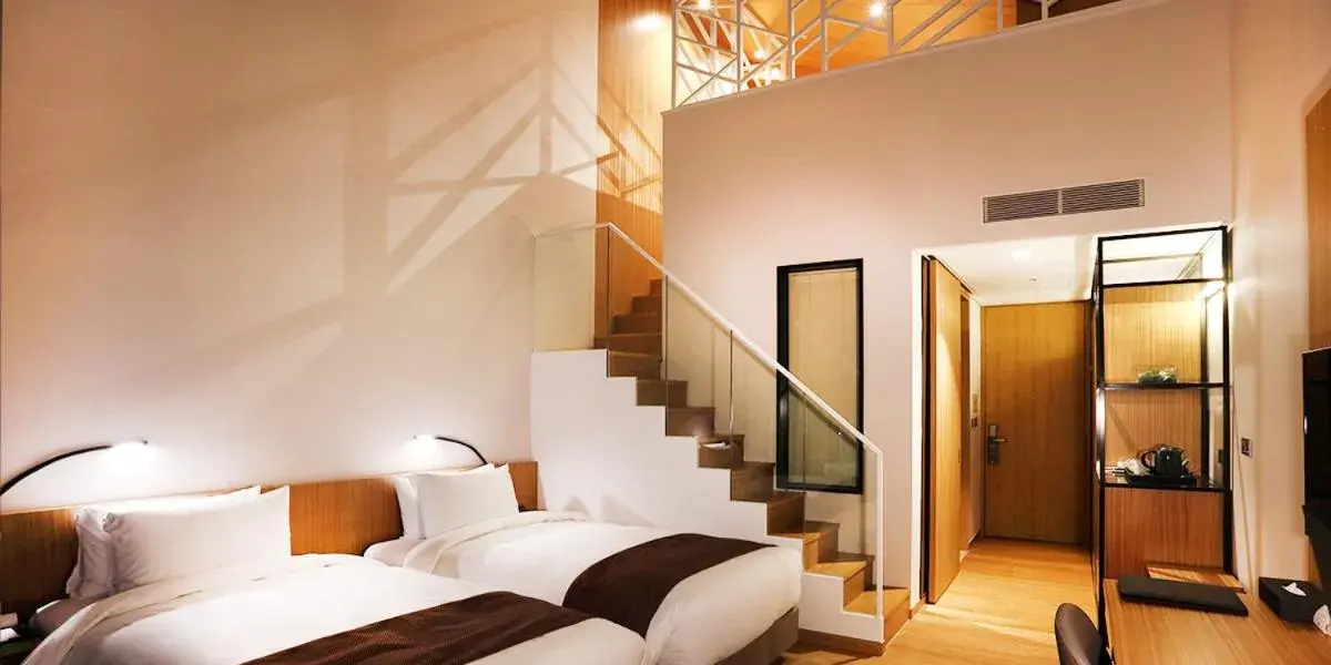 Bed in Midas Hotel & Resort Bed in Midas Hotel & Resort