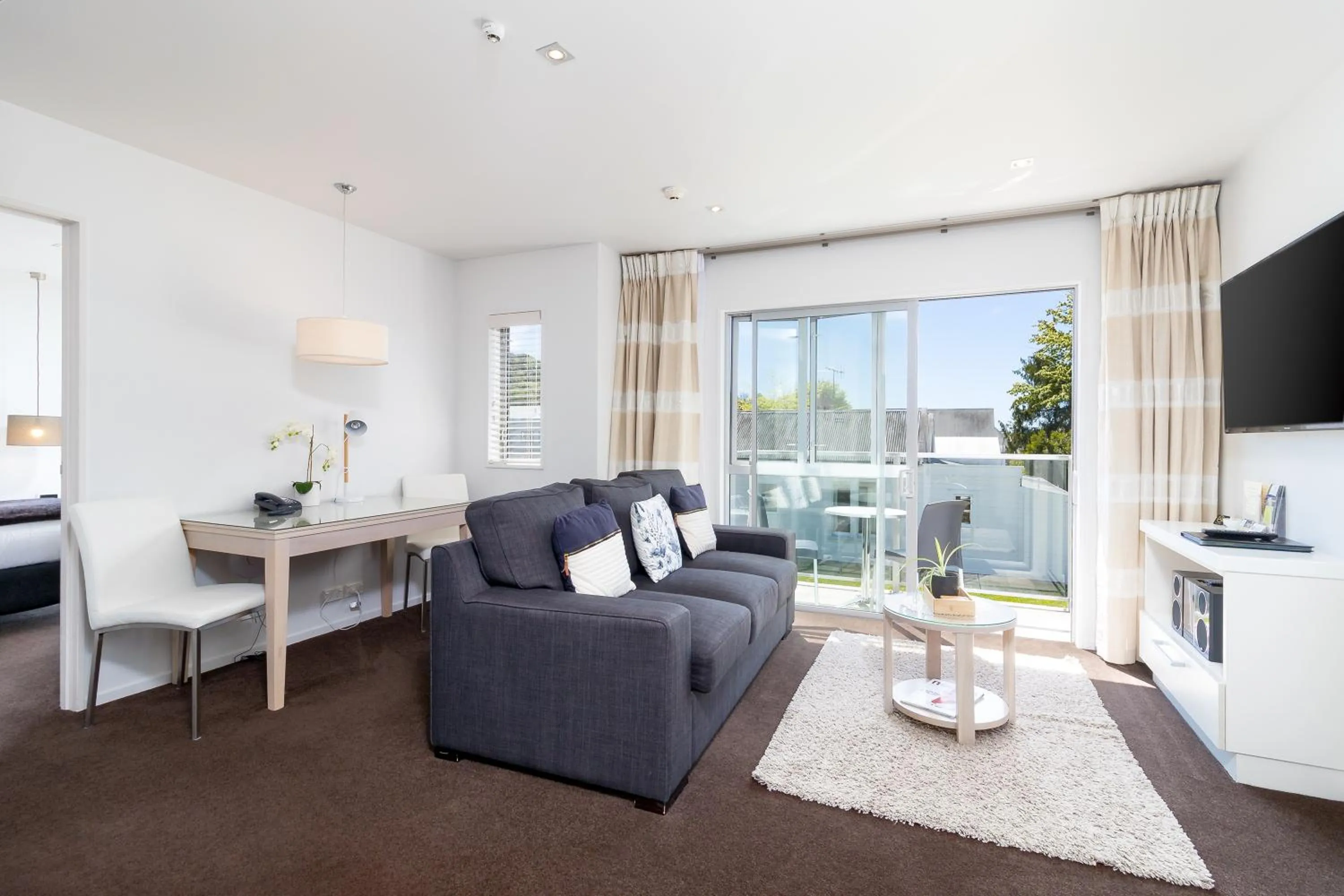 Seating area in Century Park