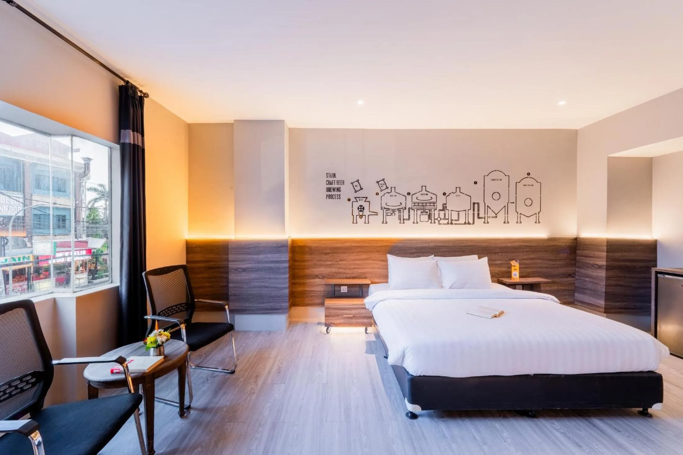 Bed in Stark Boutique Hotel and Spa