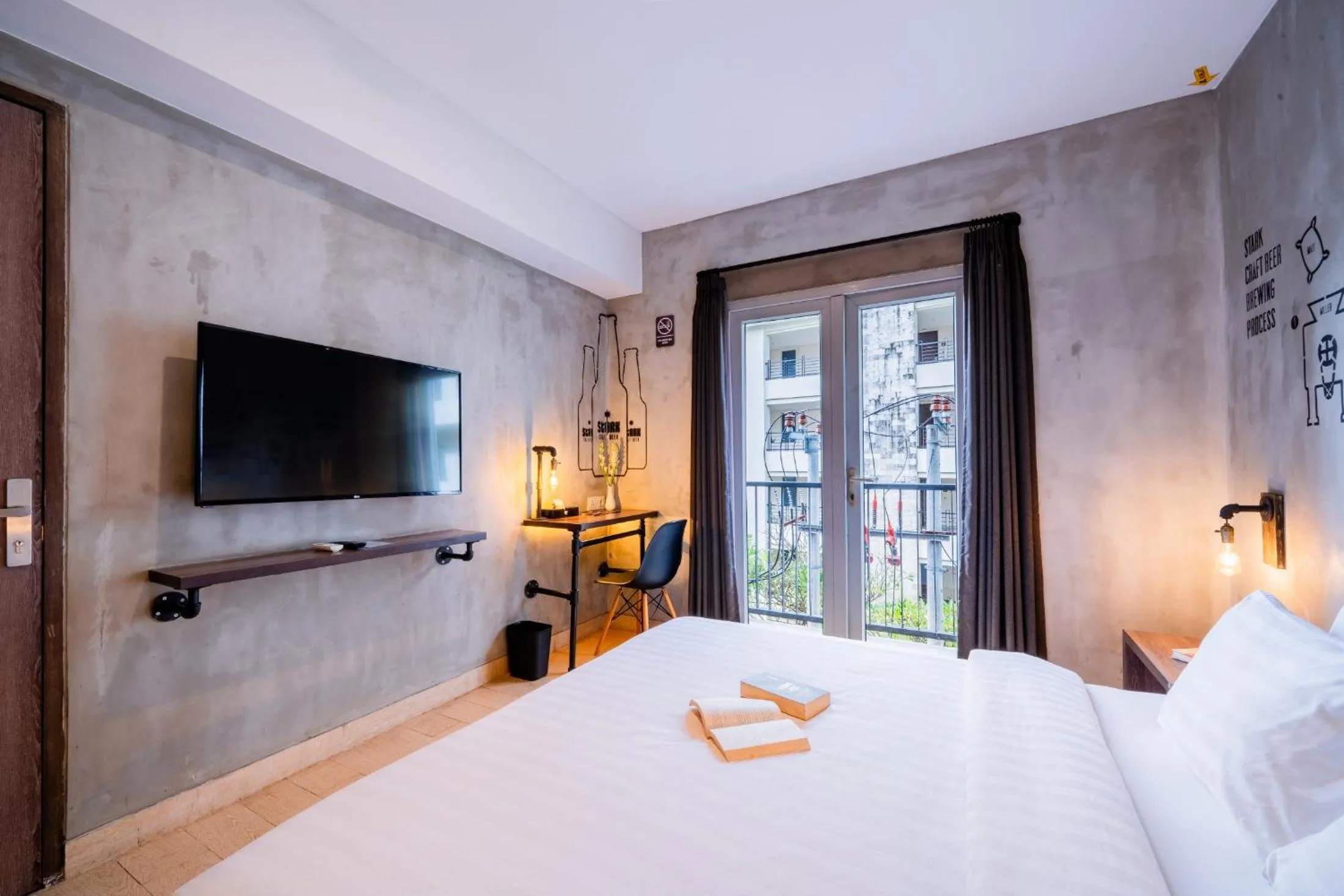 Bed in Stark Boutique Hotel and Spa