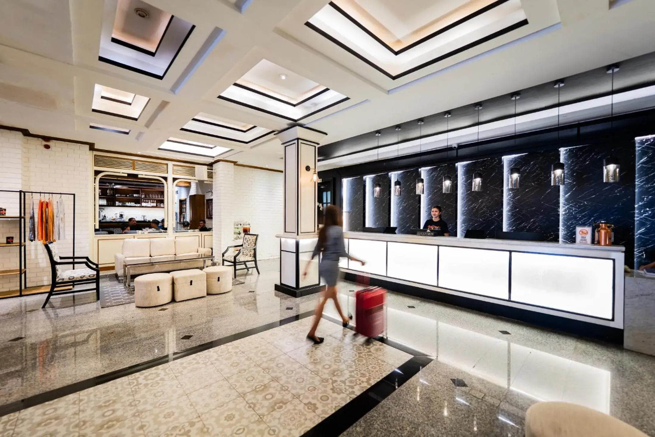 Lobby or reception in Stark Boutique Hotel and Spa Lobby or reception in Stark Boutique Hotel and Spa