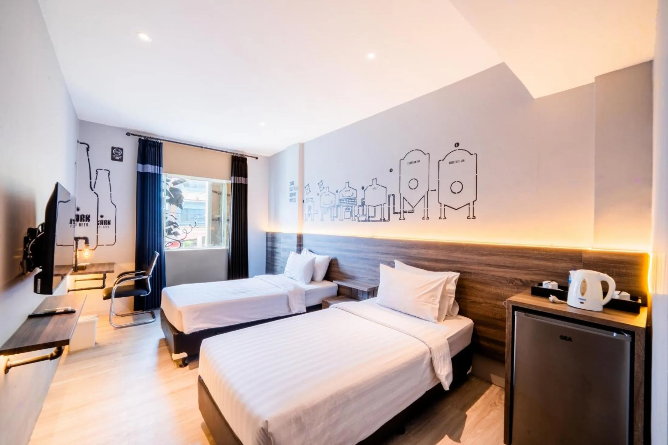 Bed in Stark Boutique Hotel and Spa