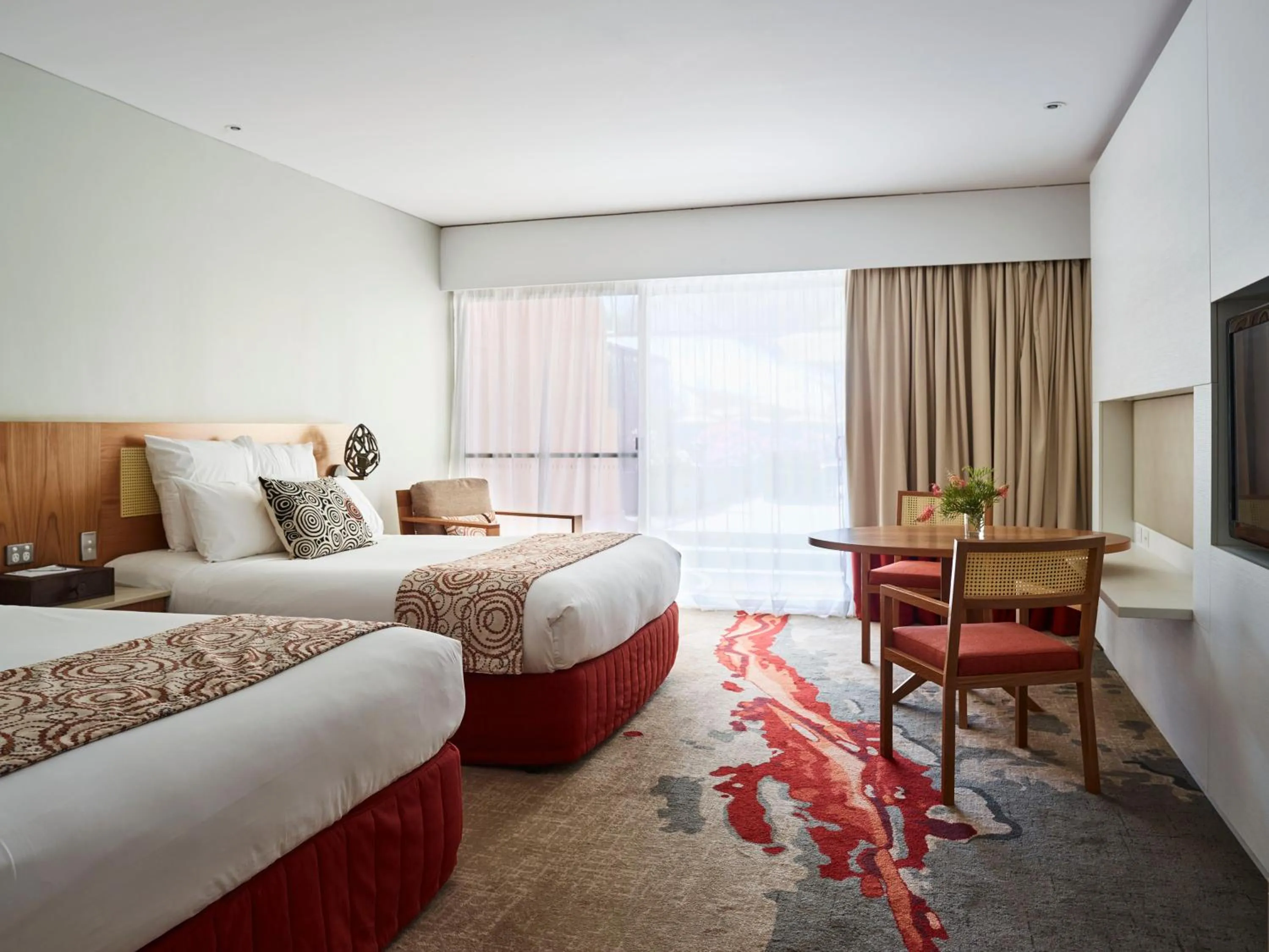 Bed in Sails in the Desert