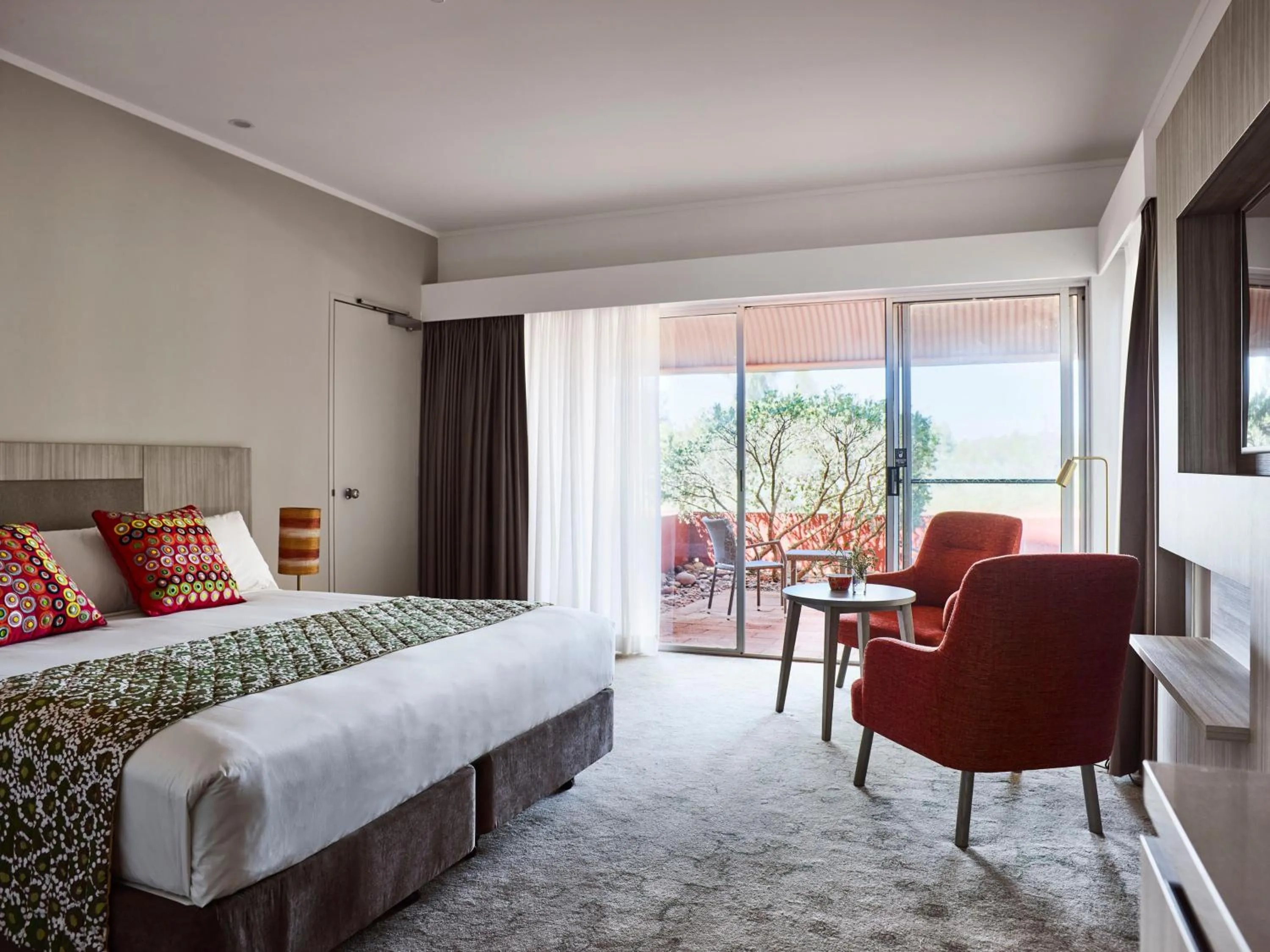 Bed in Desert Gardens Hotel