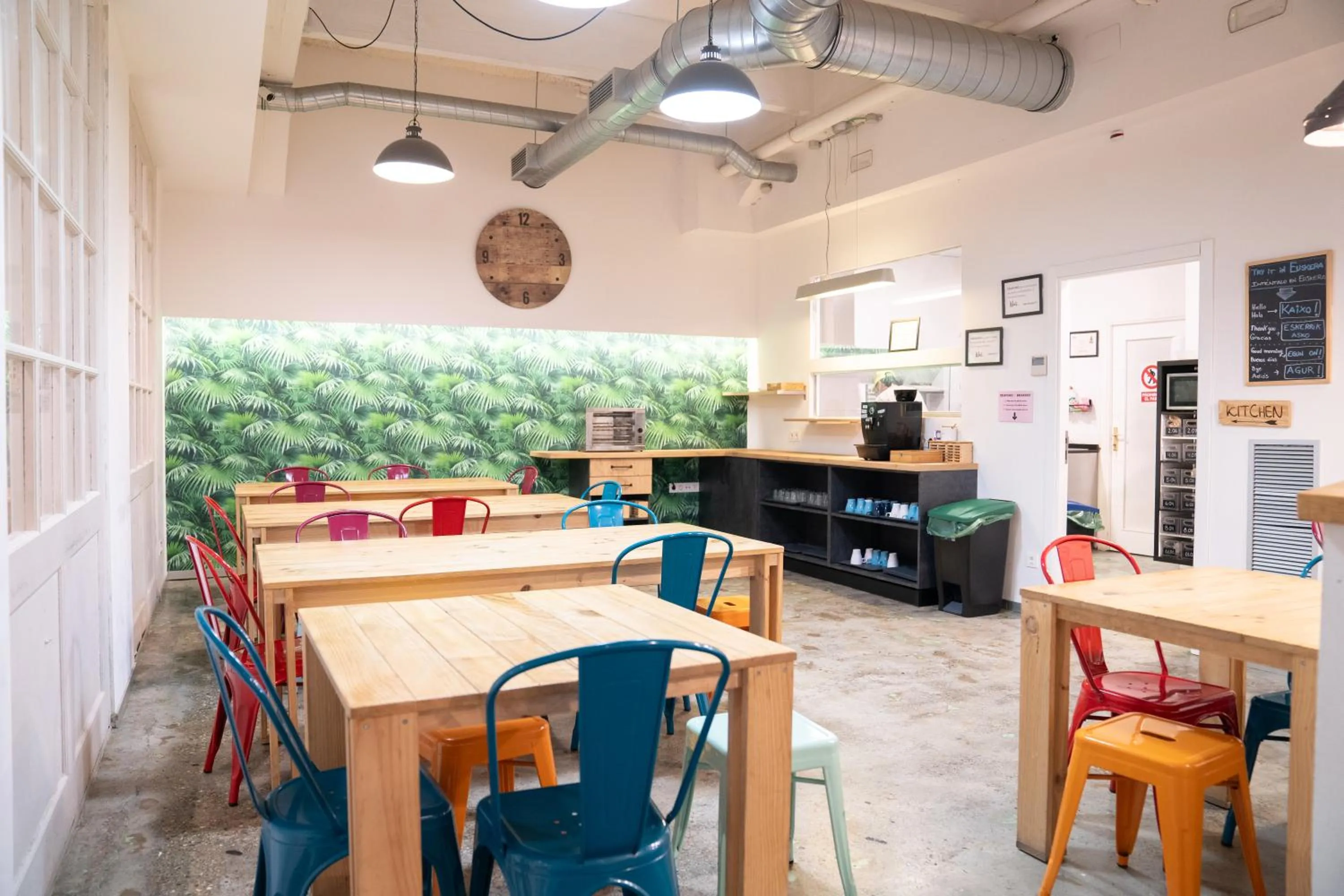 Dining area in Koba Hostel