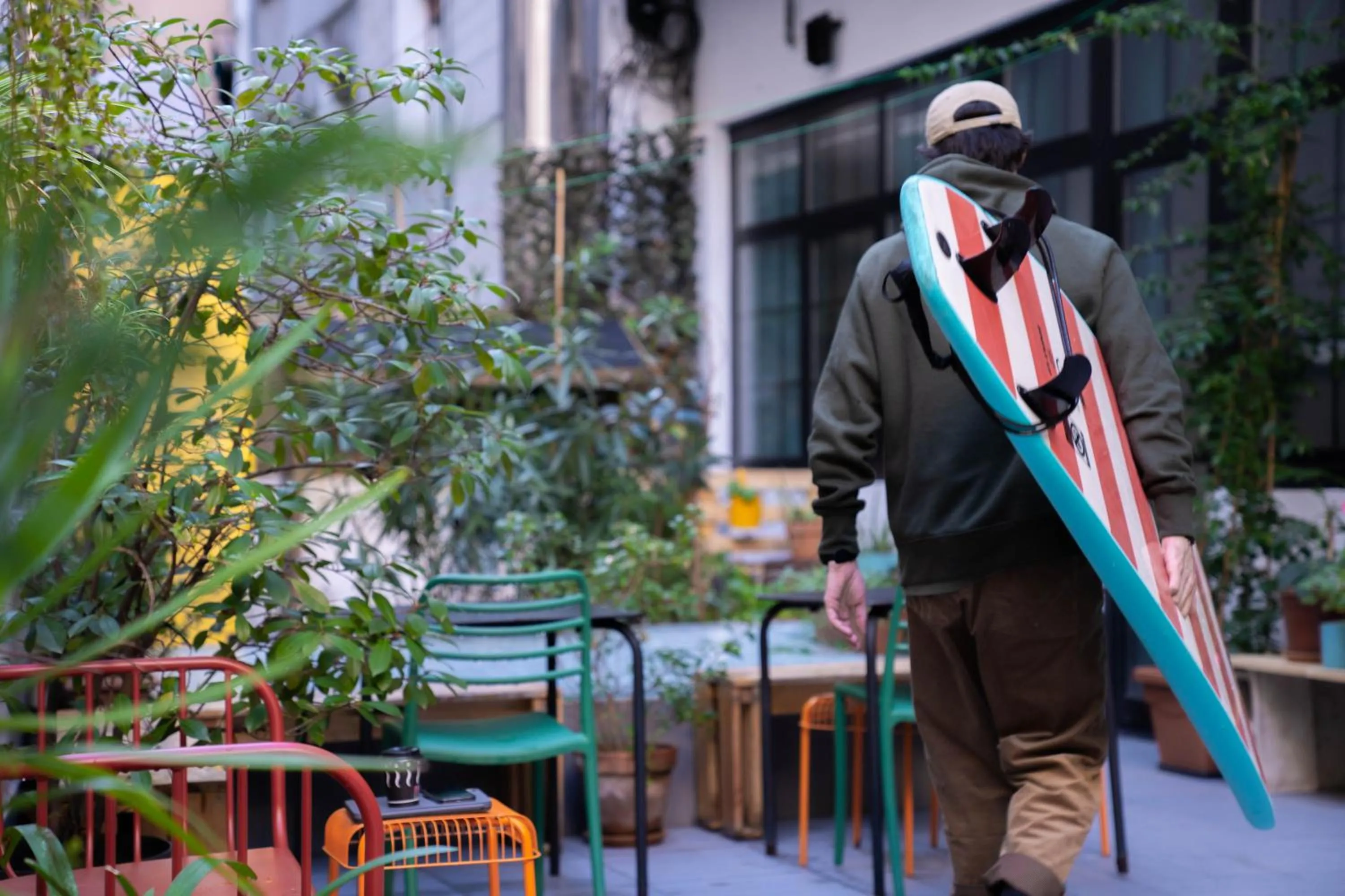 Balcony/Terrace in Koba Hostel