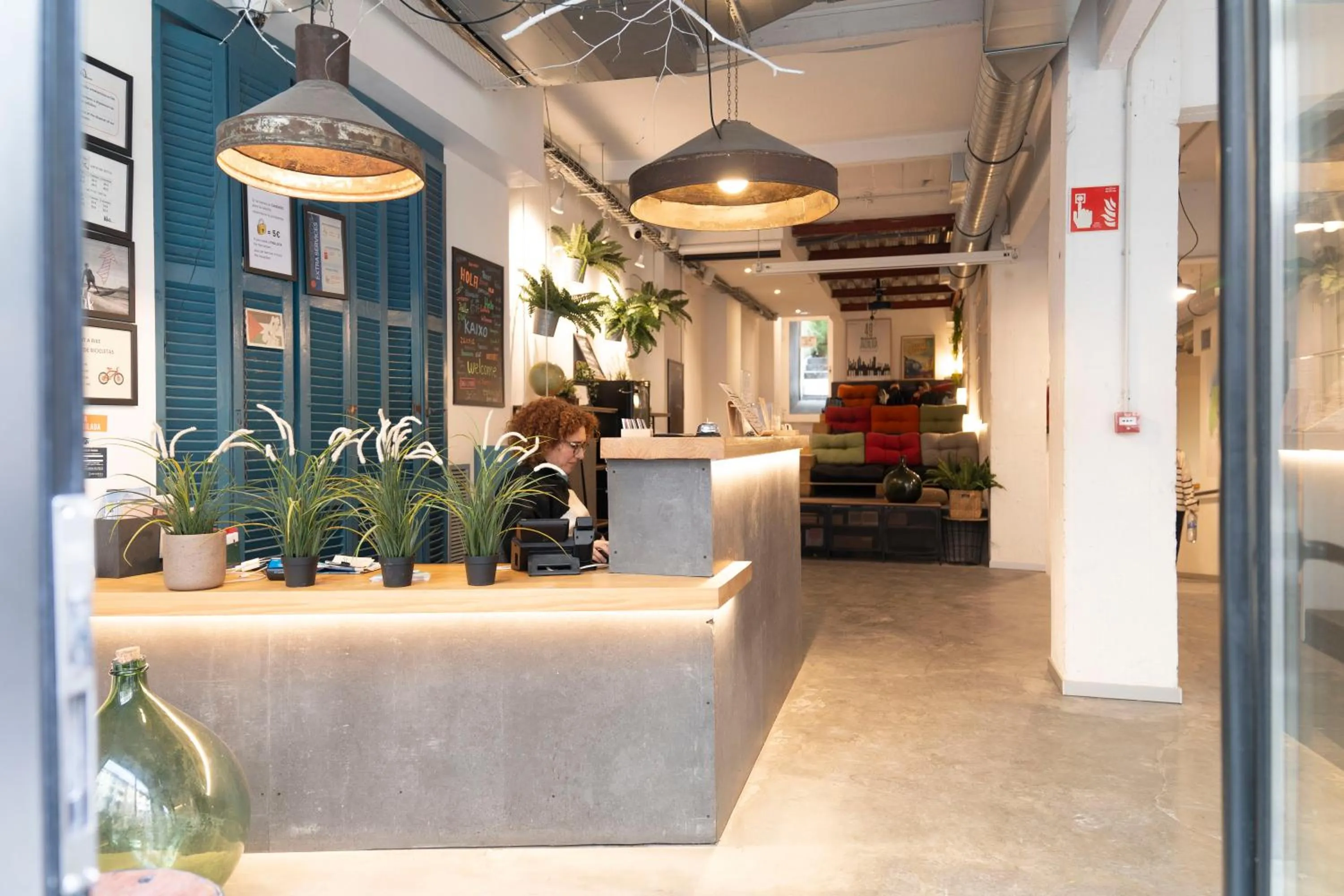 Lobby or reception in Koba Hostel