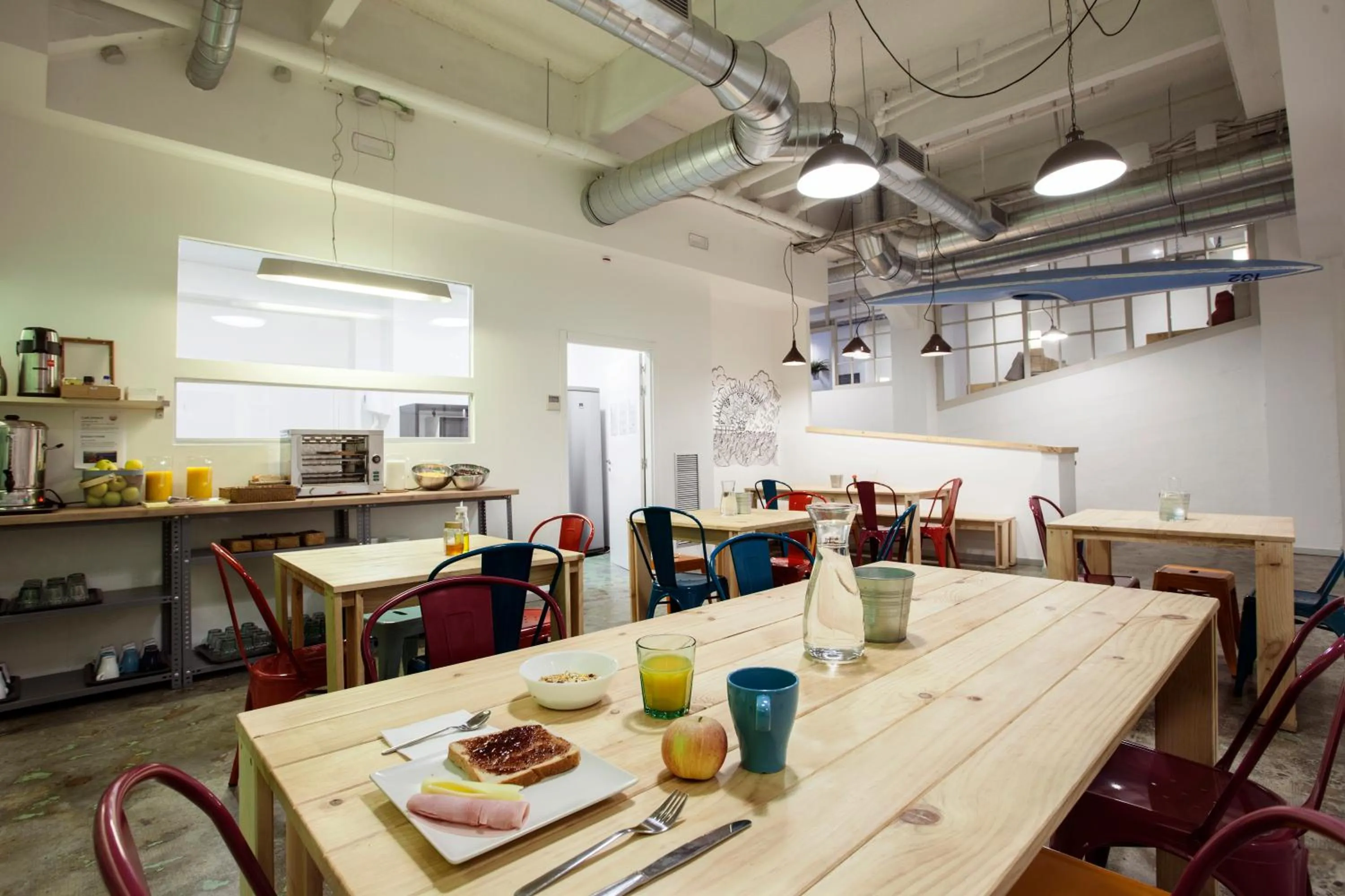 Decorative detail in Koba Hostel