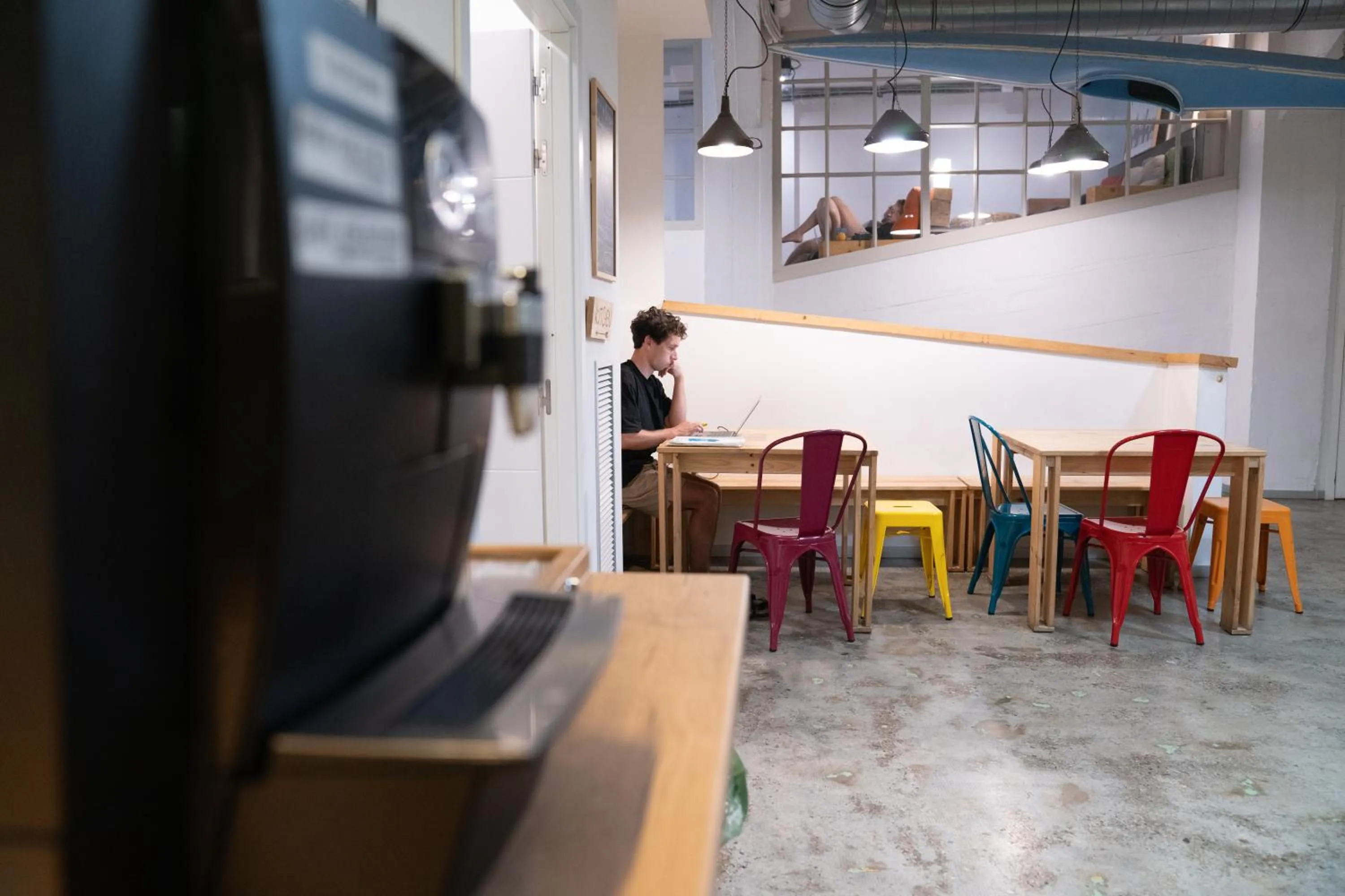 Dining area in Koba Hostel