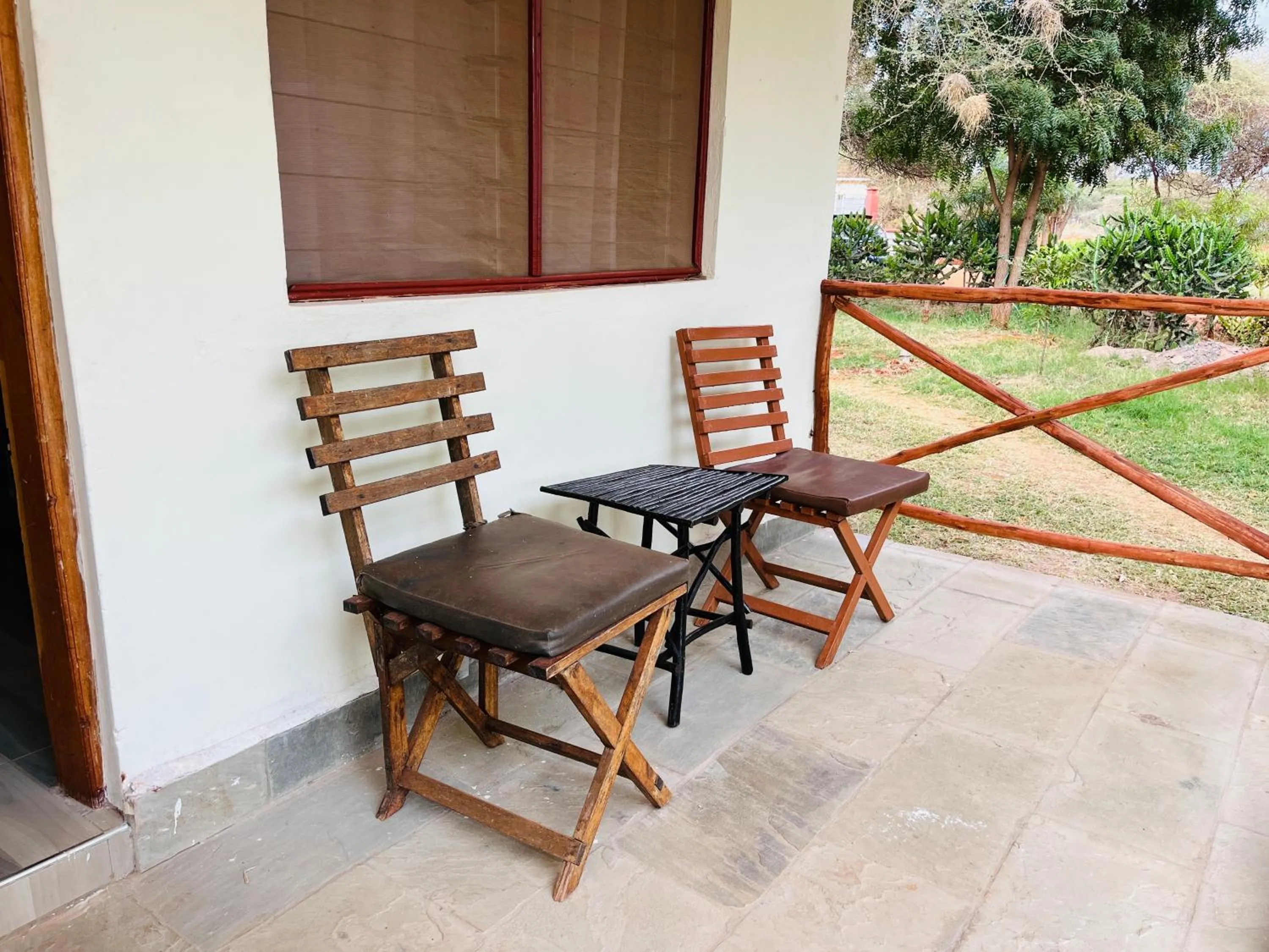 Patio in Lake Jipe Eco Lodge