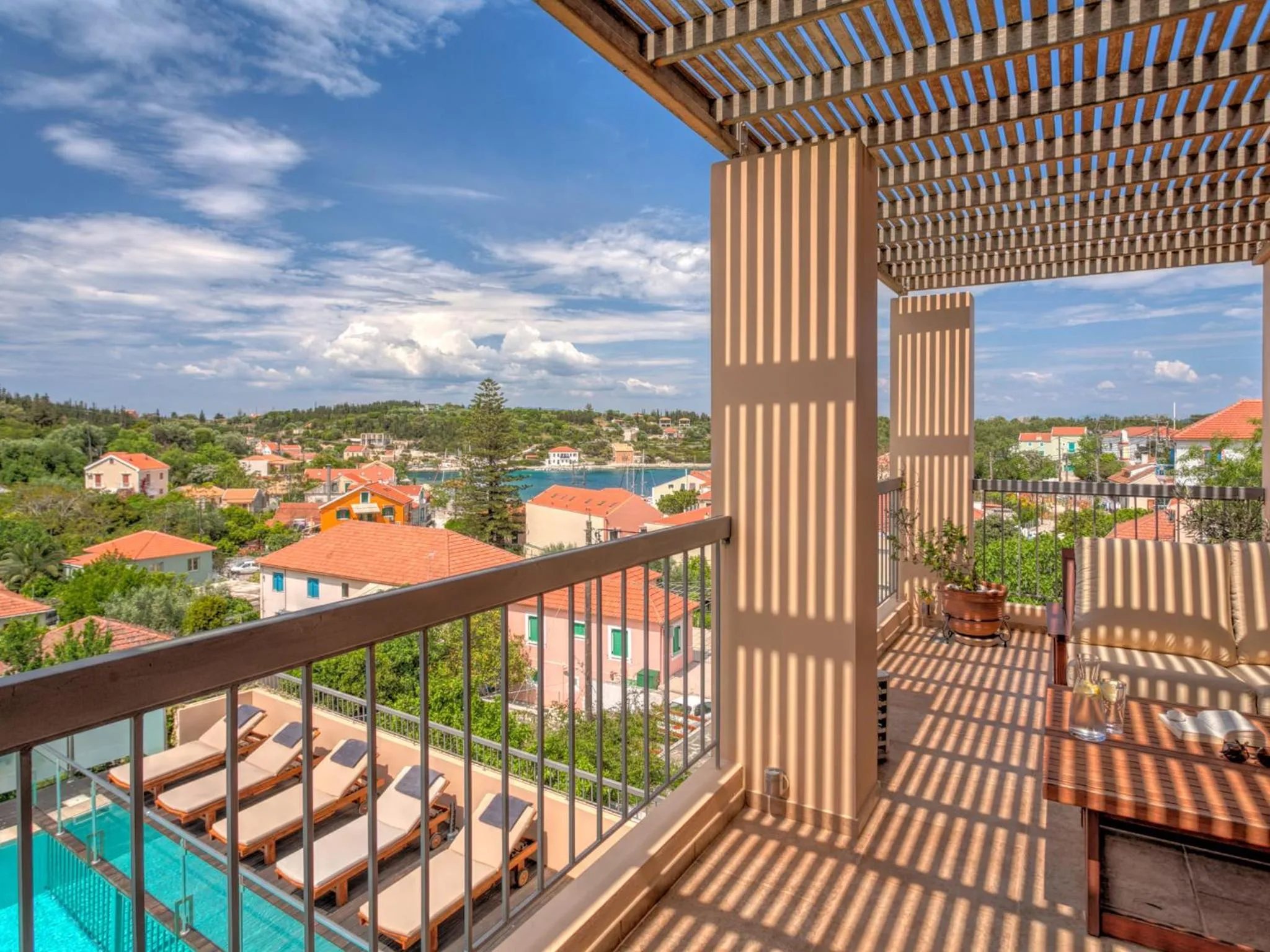 Bedroom in Fiscardo Bay Hotel