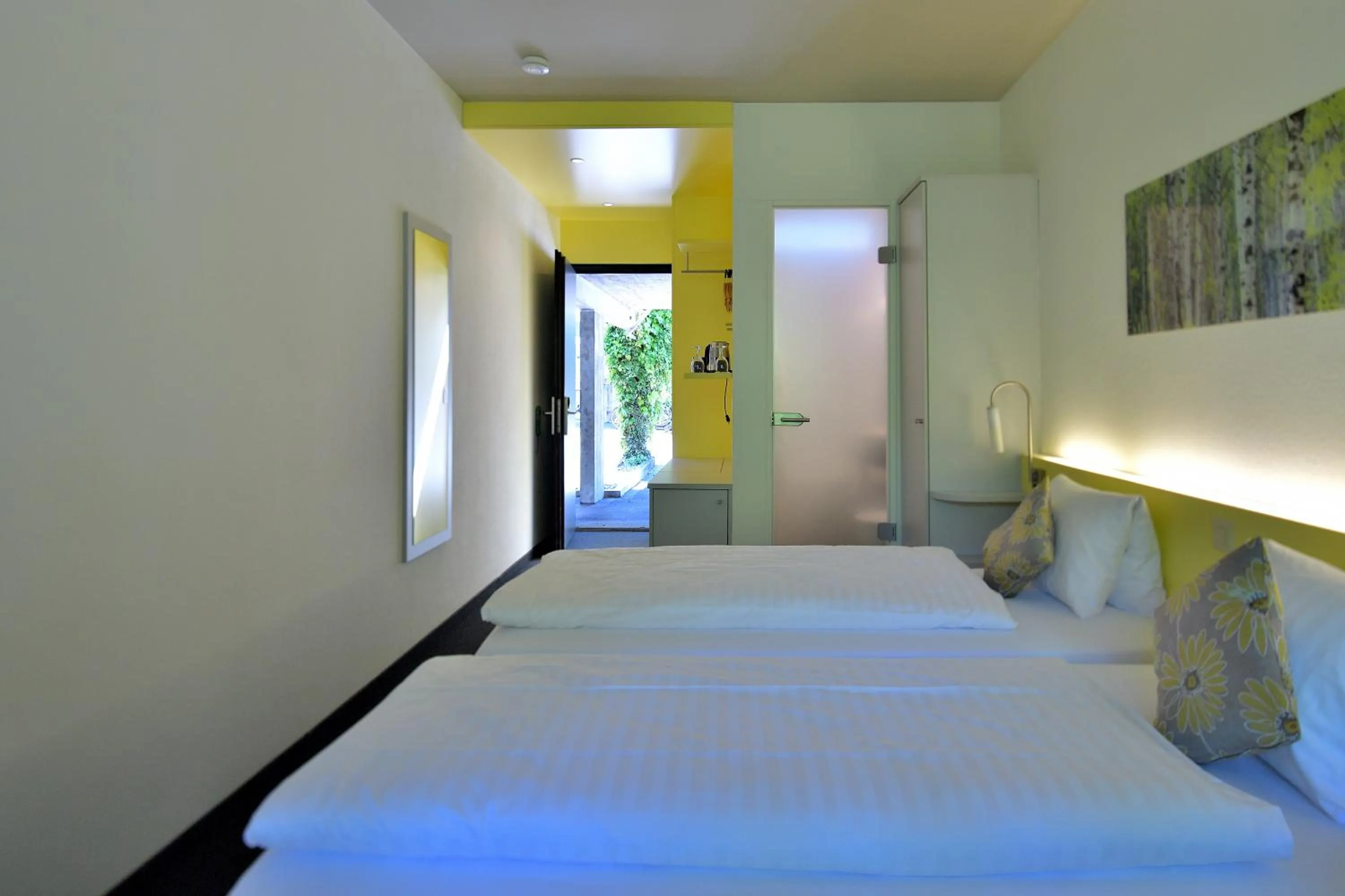 Bedroom, Bed in Hotel Sommerau